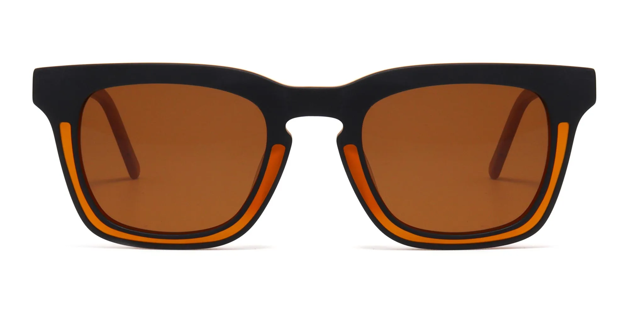 black and brown sunglasses