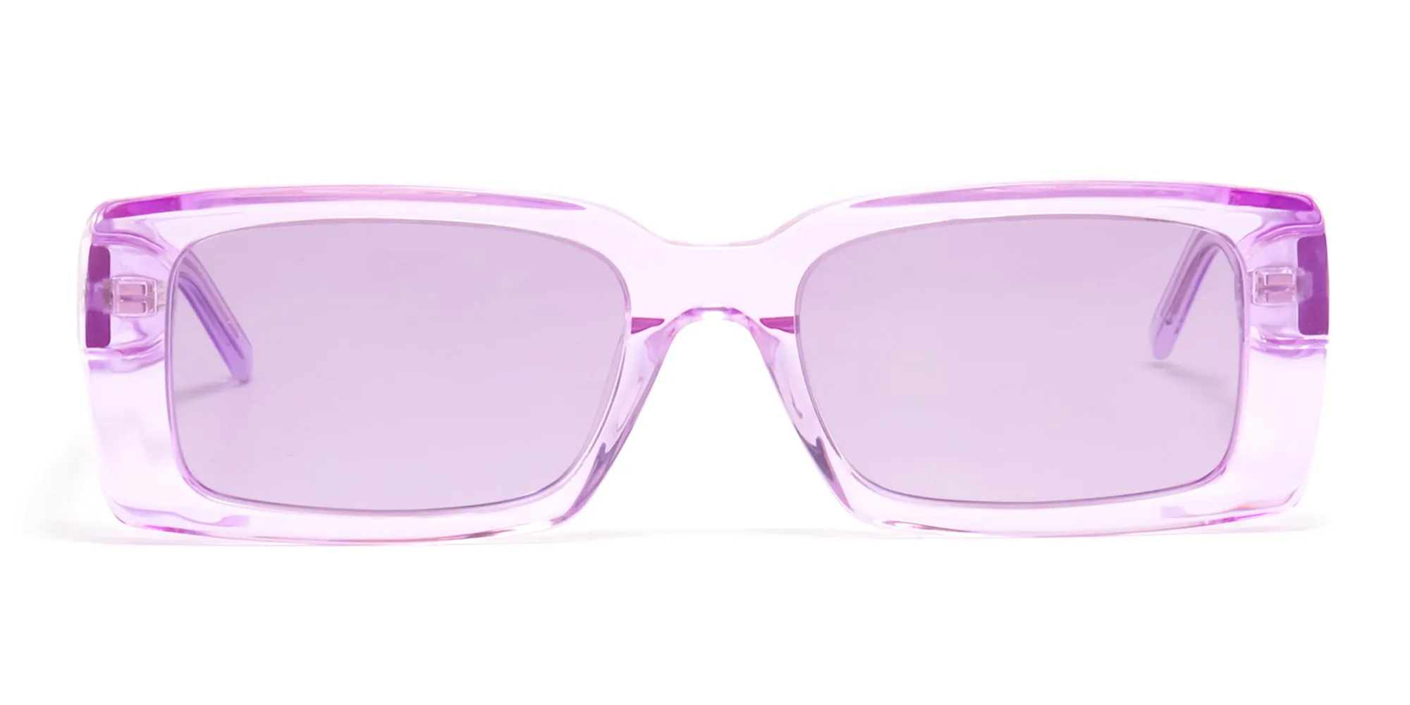 purple rectangle sunglasses