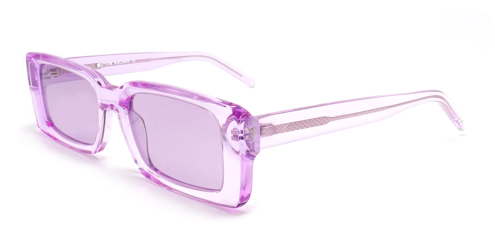 purple rectangle sunglasses