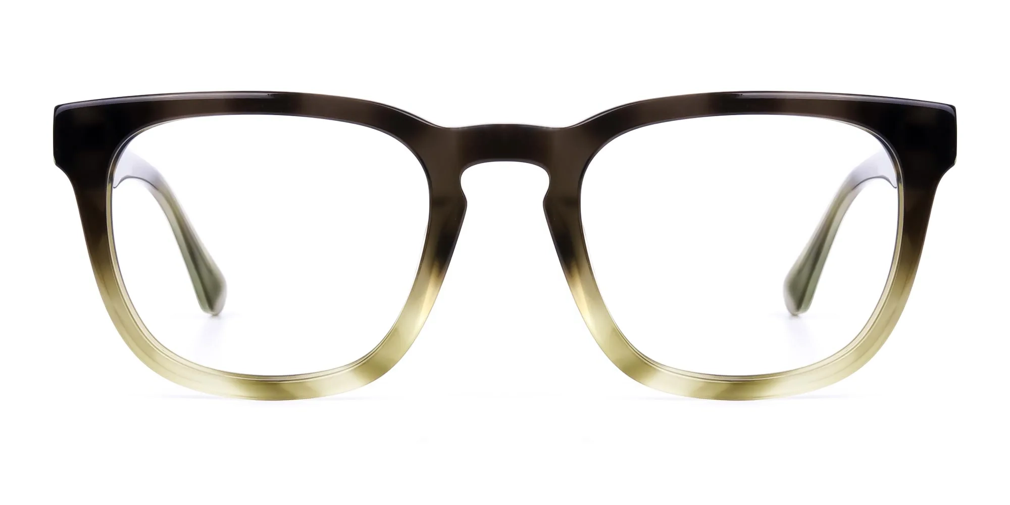 Full Rim Green Square Glasses Frames