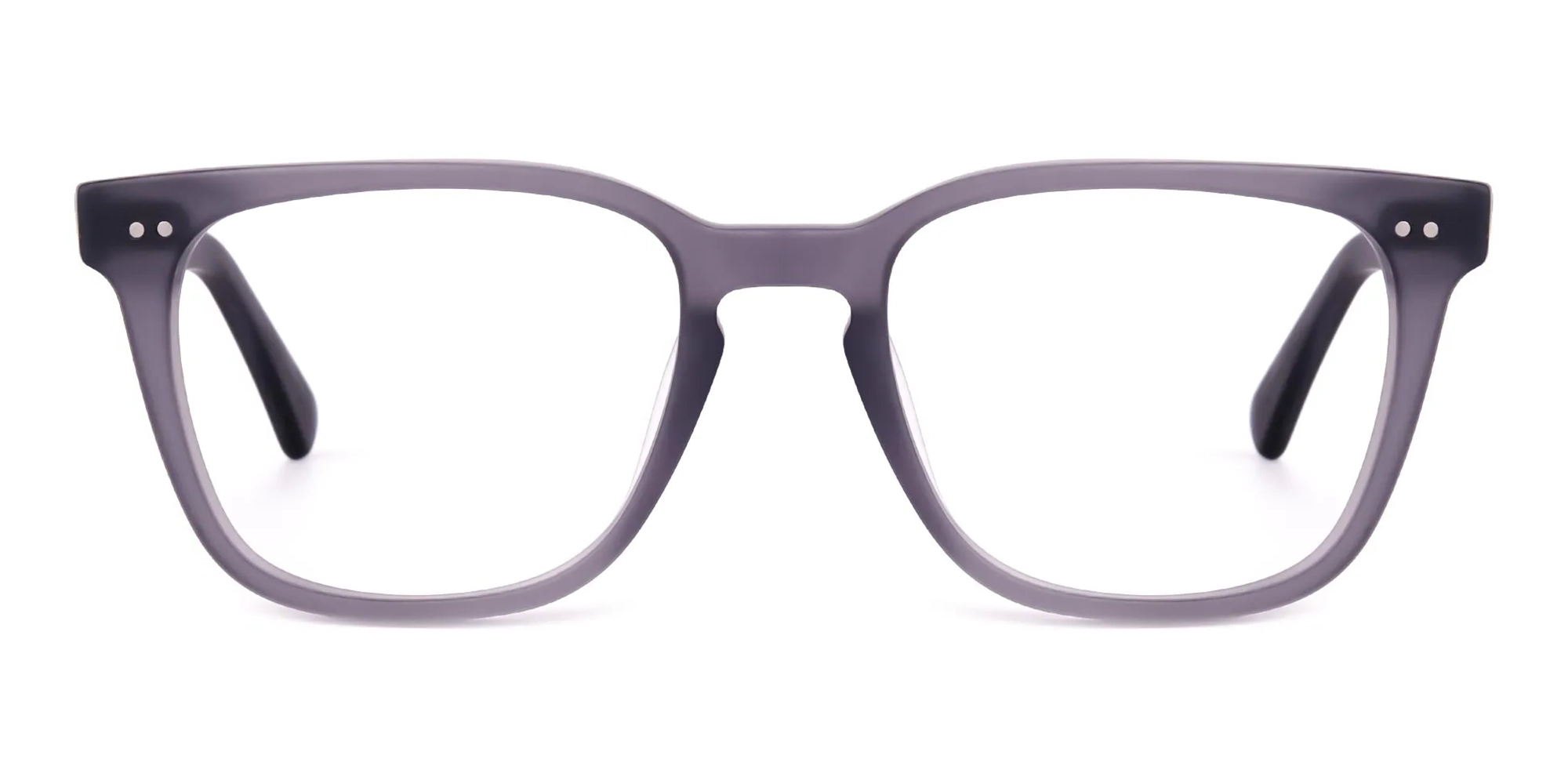 matte grey full rim square glasses frames