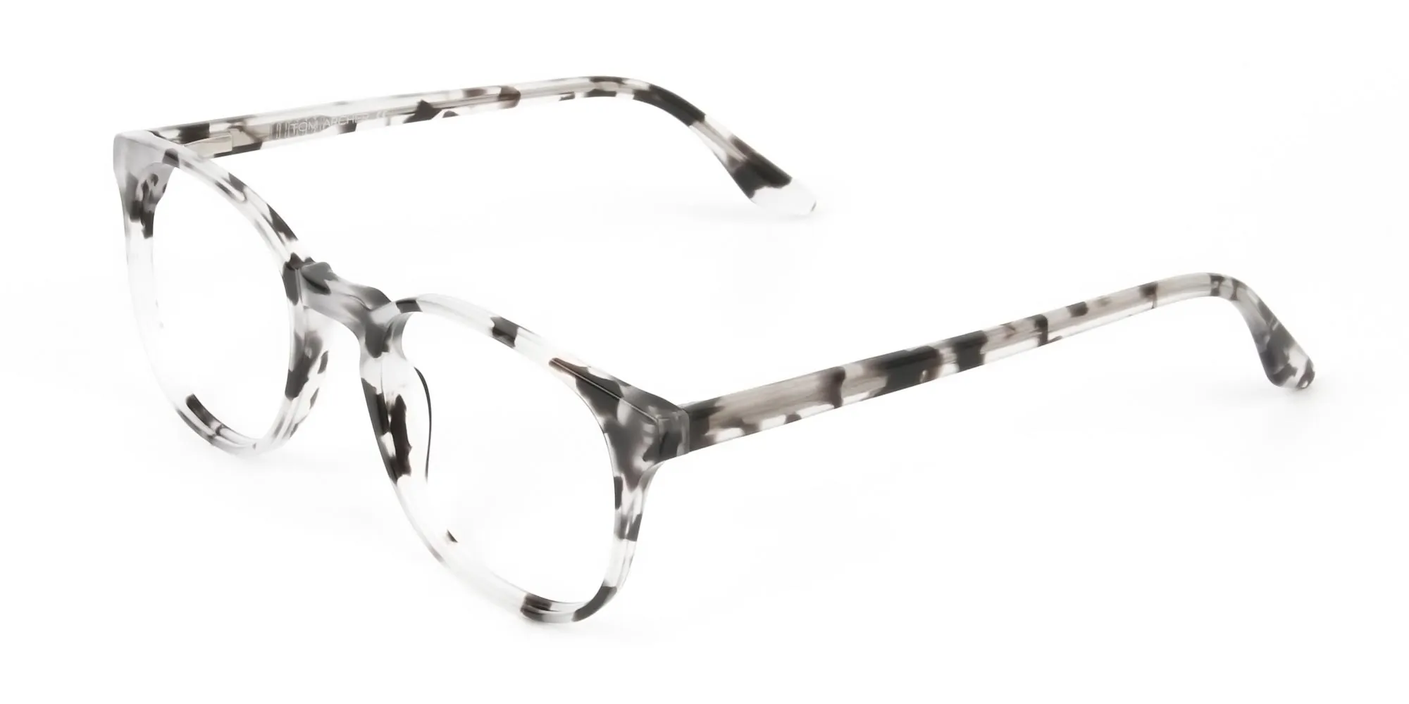 Marble Grey Glasses Frames in Square - 2