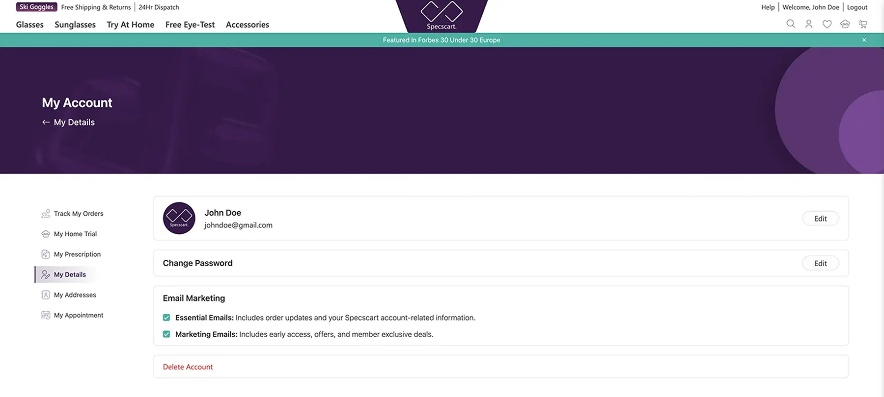 How do I update my account information?