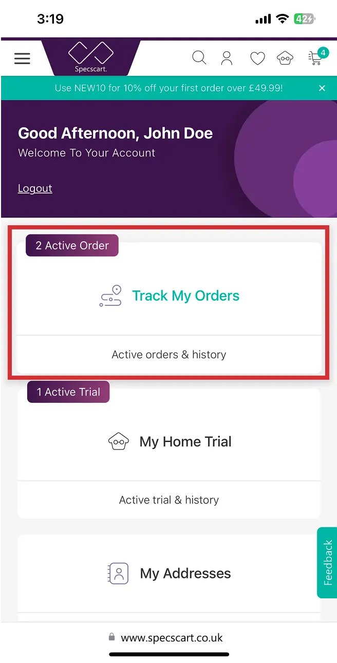 How can I track my order?