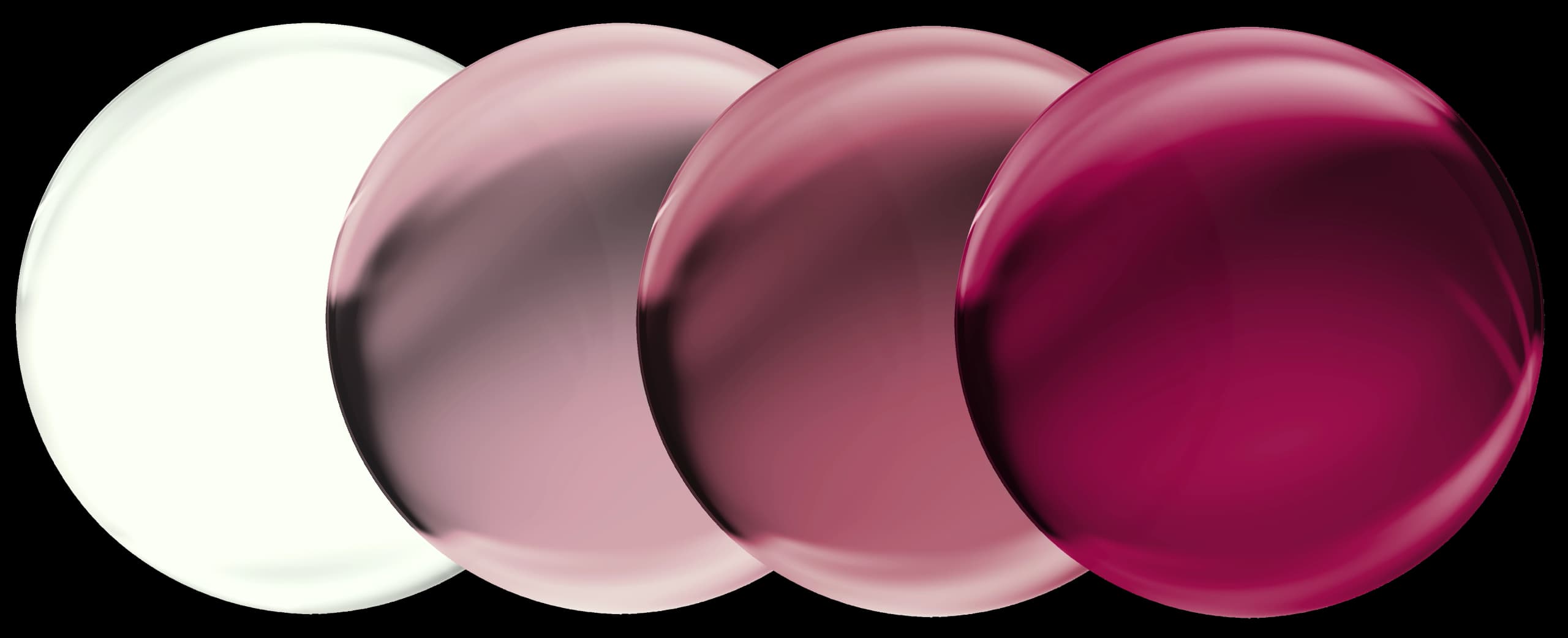 Specscart Transitions lenses shown in four stages of activation, transitioning from perfectly clear indoors to a deep, dark ruby tint for outdoor UV protection.