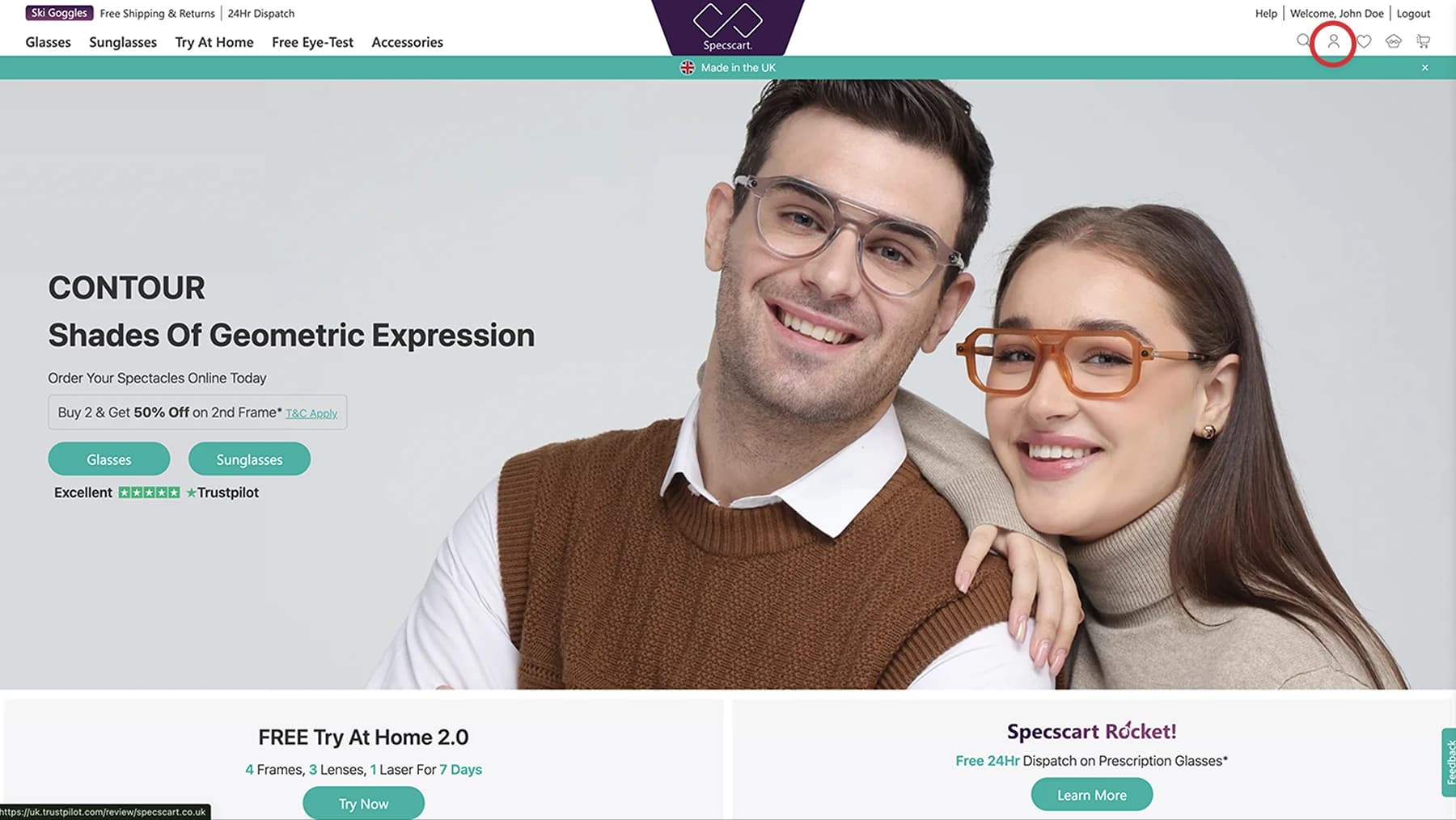 Where can I see my home trial order?