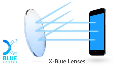 x-blue lenses
