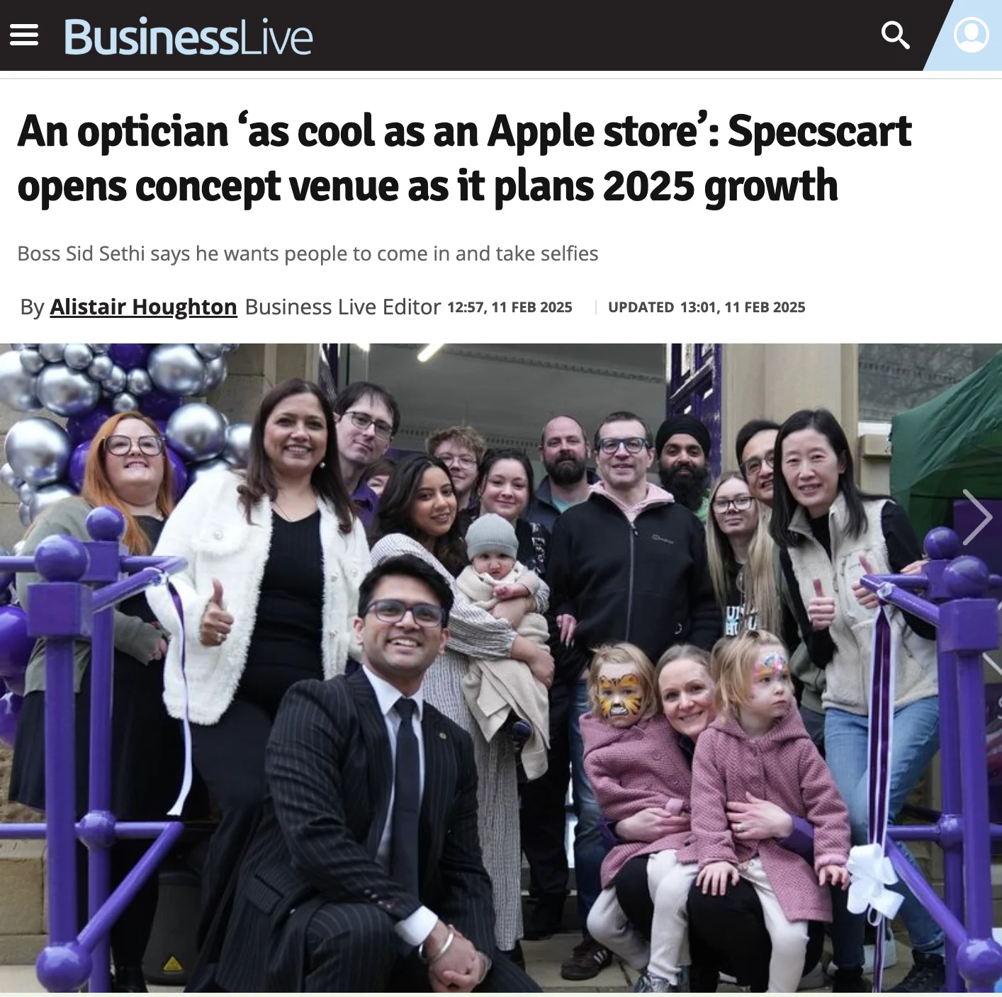 An optician ‘as cool as an Apple store’: Specscart opens concept venue as it plans 2025 growth