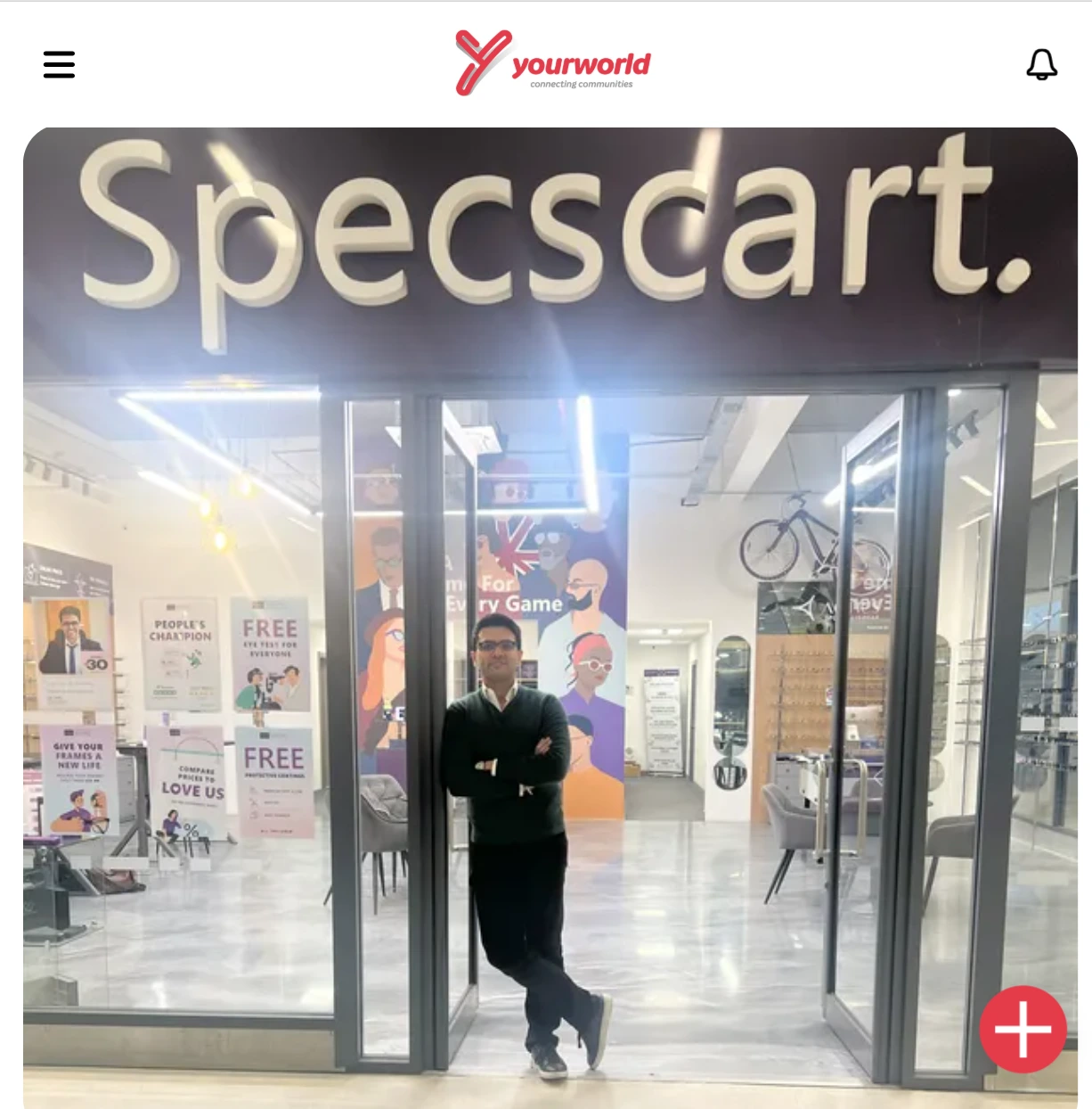 Manchester eyewear company Specscart celebrates humble beginnings in Salford shop seven years on