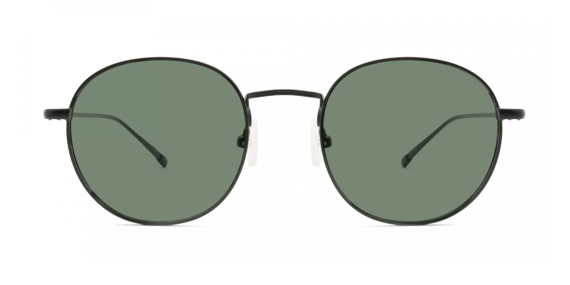 Round Metal Frame Sunglasses-1