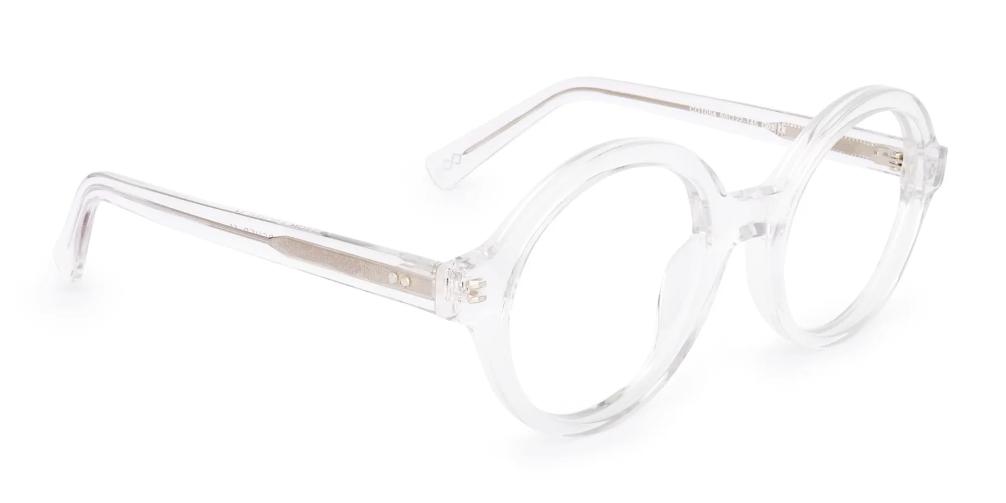 clear round blue light glasses-2