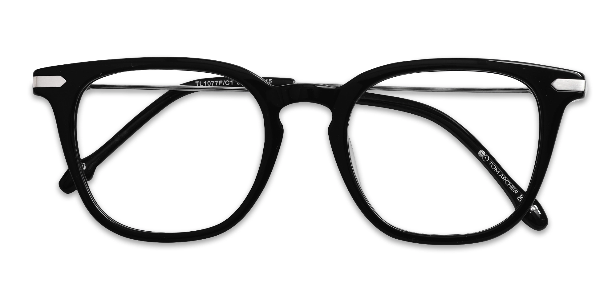 Square Black Frame Glasses 1