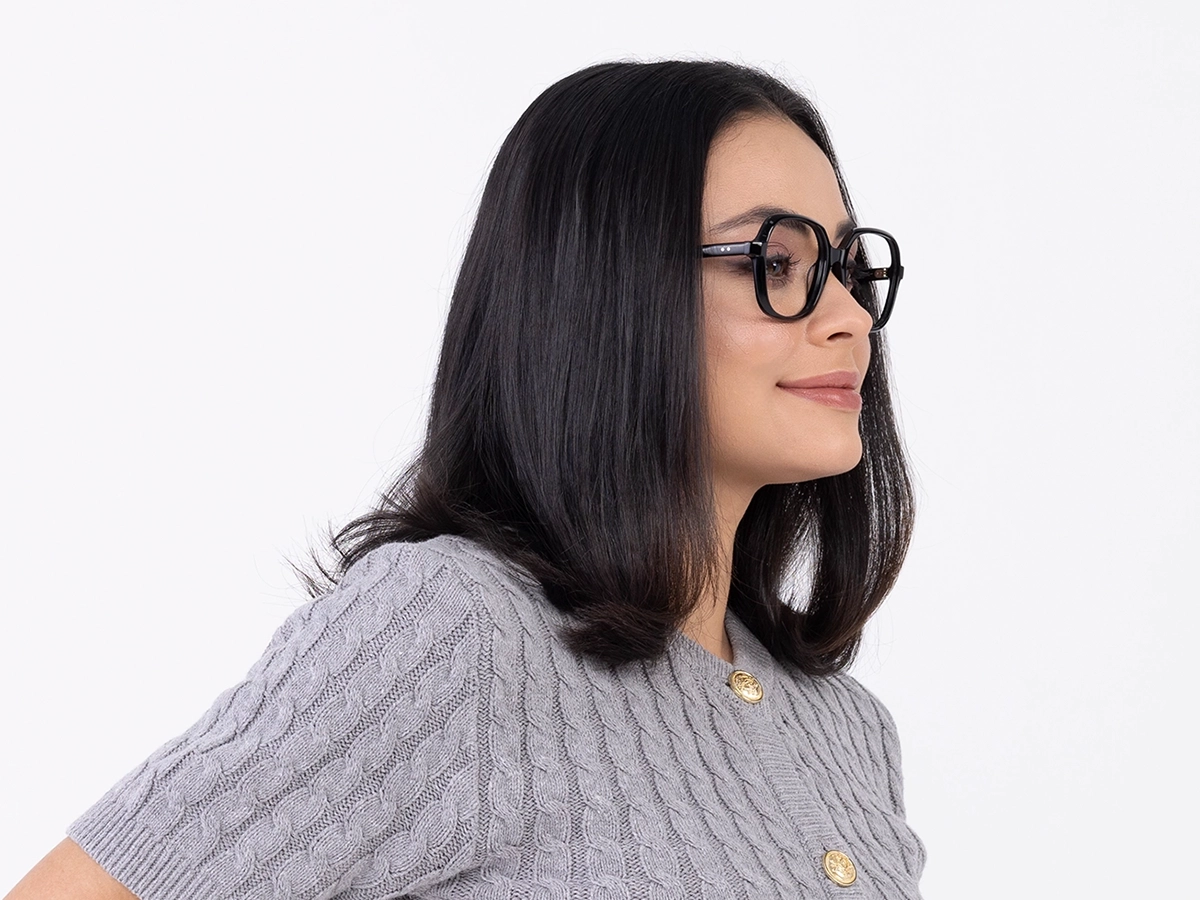 Black Butterfly Eyeglasses 1