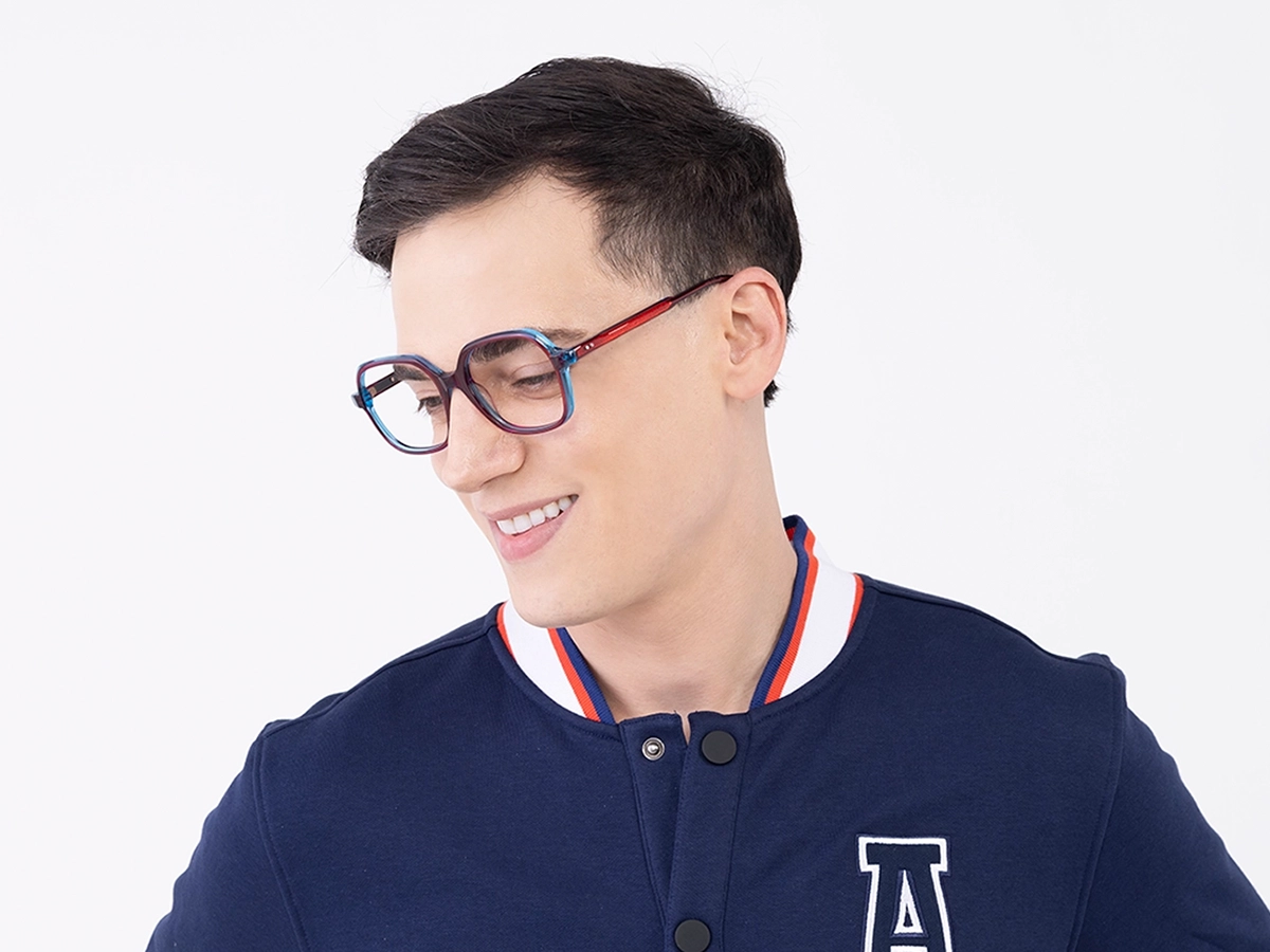 Pink And Blue Glasses 1