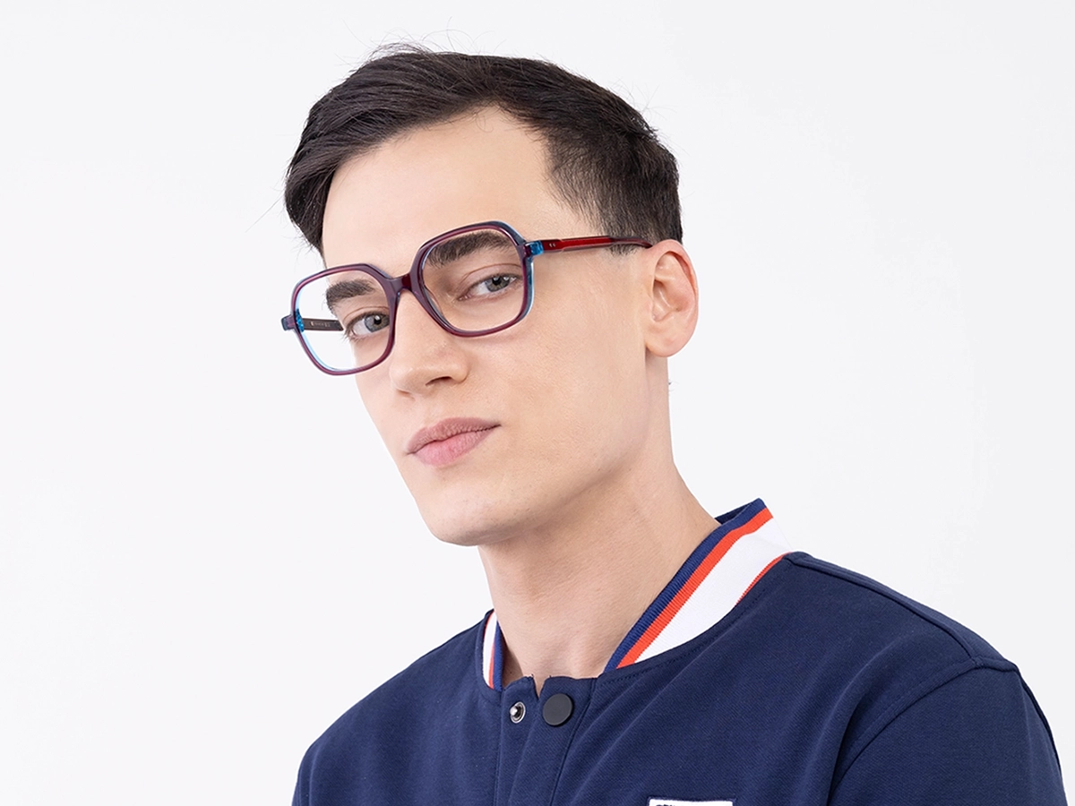 Pink And Blue Glasses 1