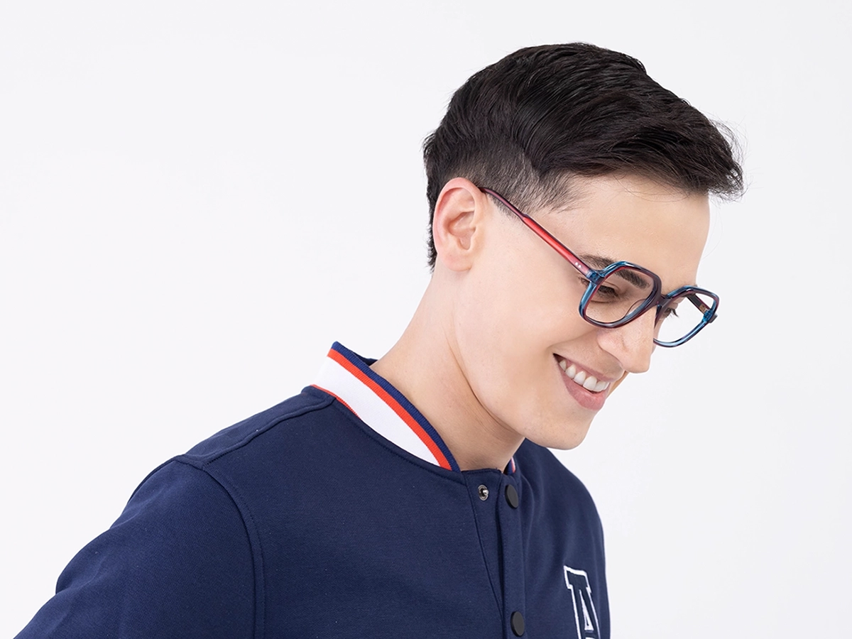 Pink And Blue Glasses 1