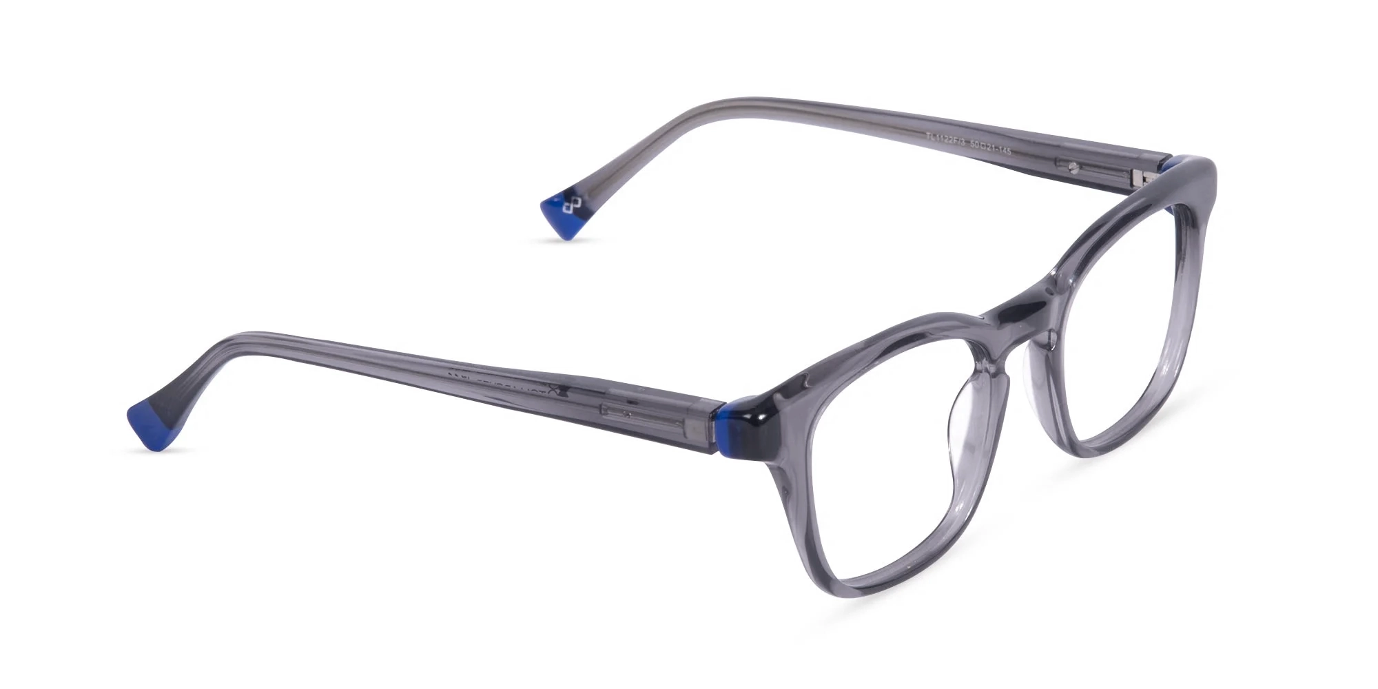 Charcoal Grey Square Glasses-1