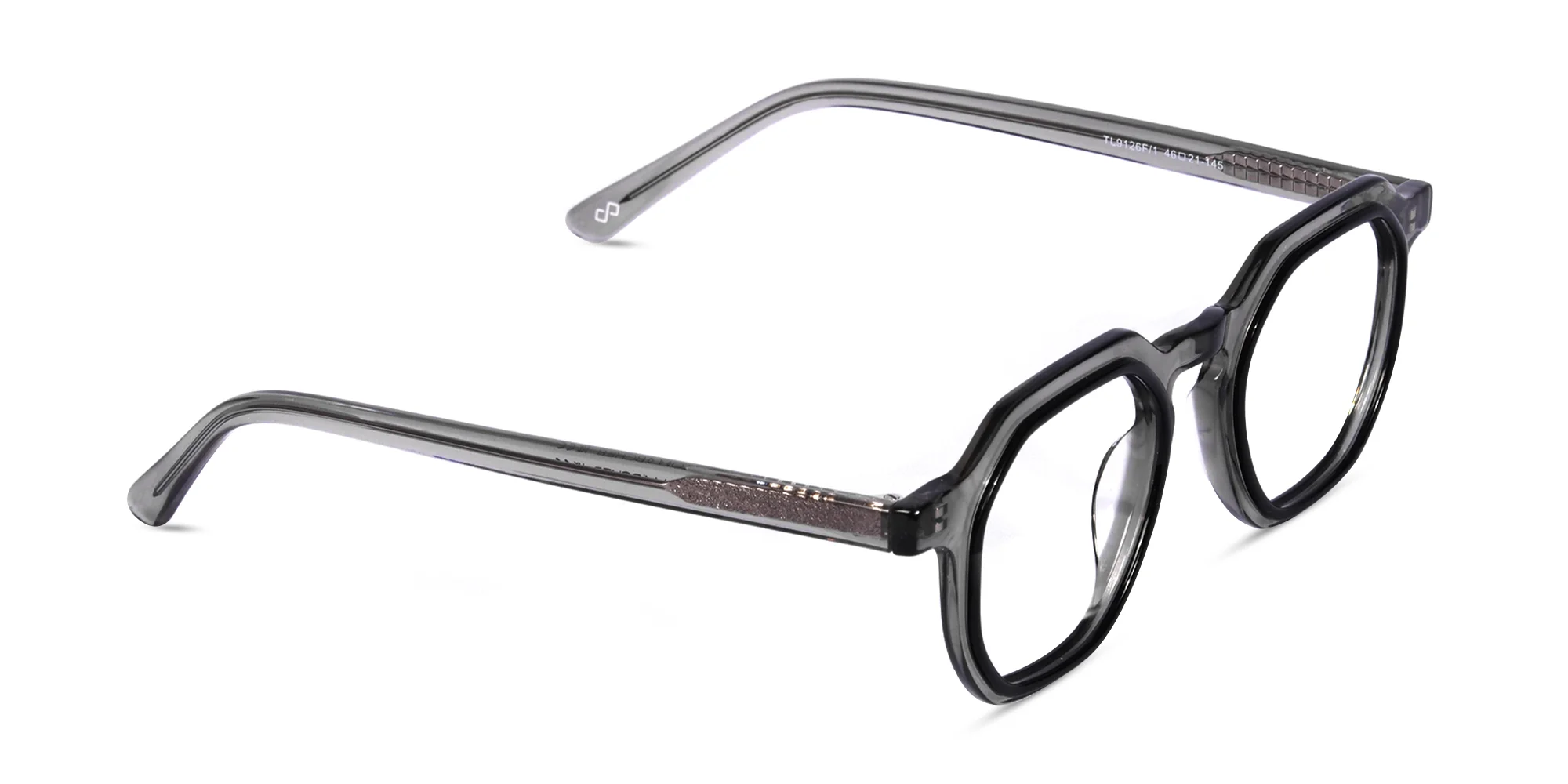 Clear Grey Glasses-1