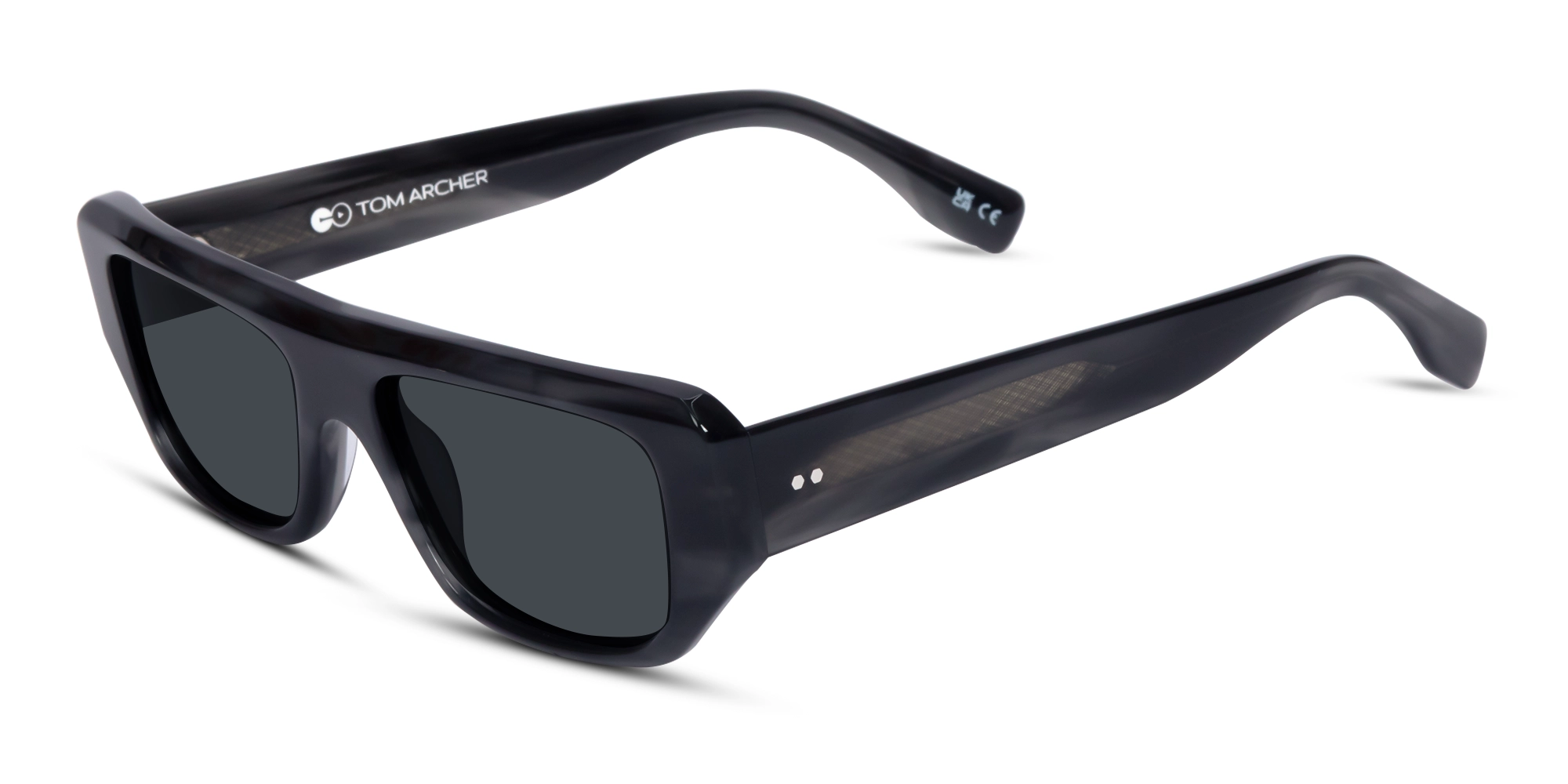 Acacia Grey Marble Flat Top Sunglasses 1