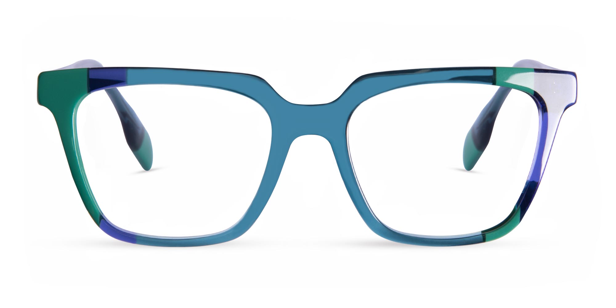 Clear Green Glasses-1