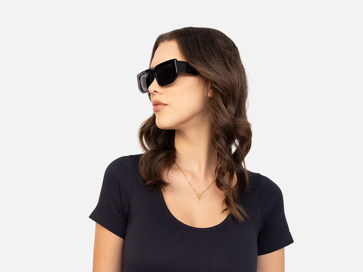 Large Rectangle Sunglasses-1