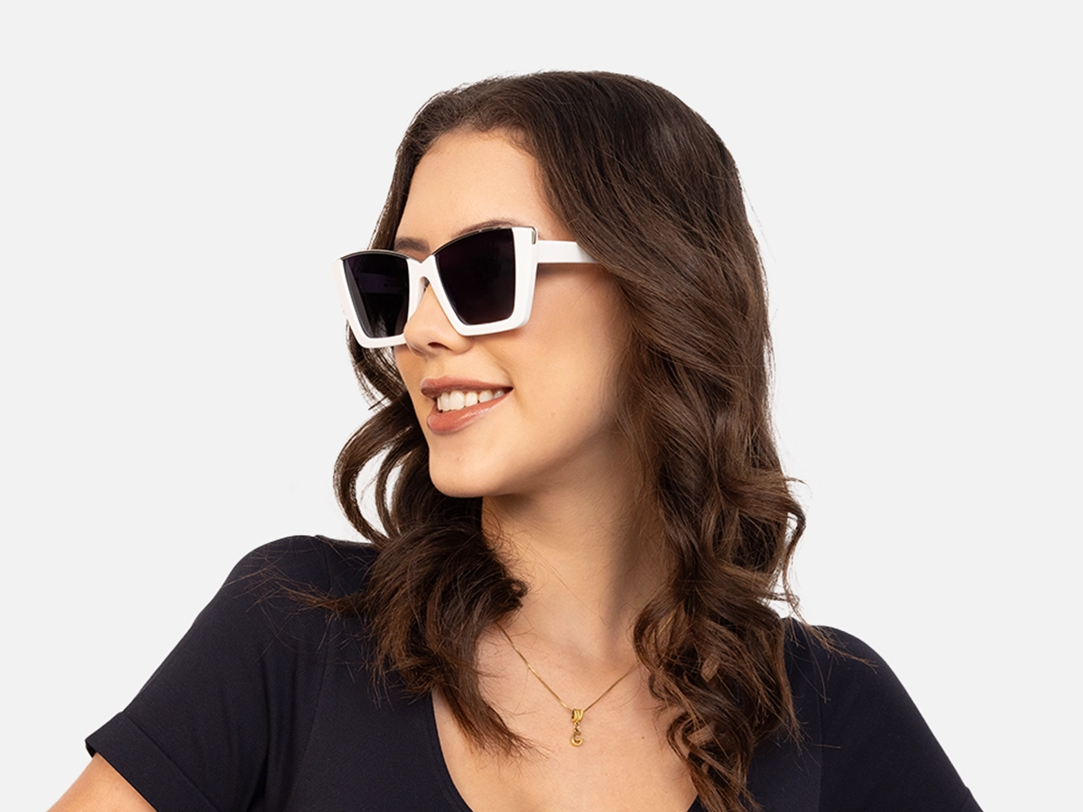 White Sunglasses Women-1