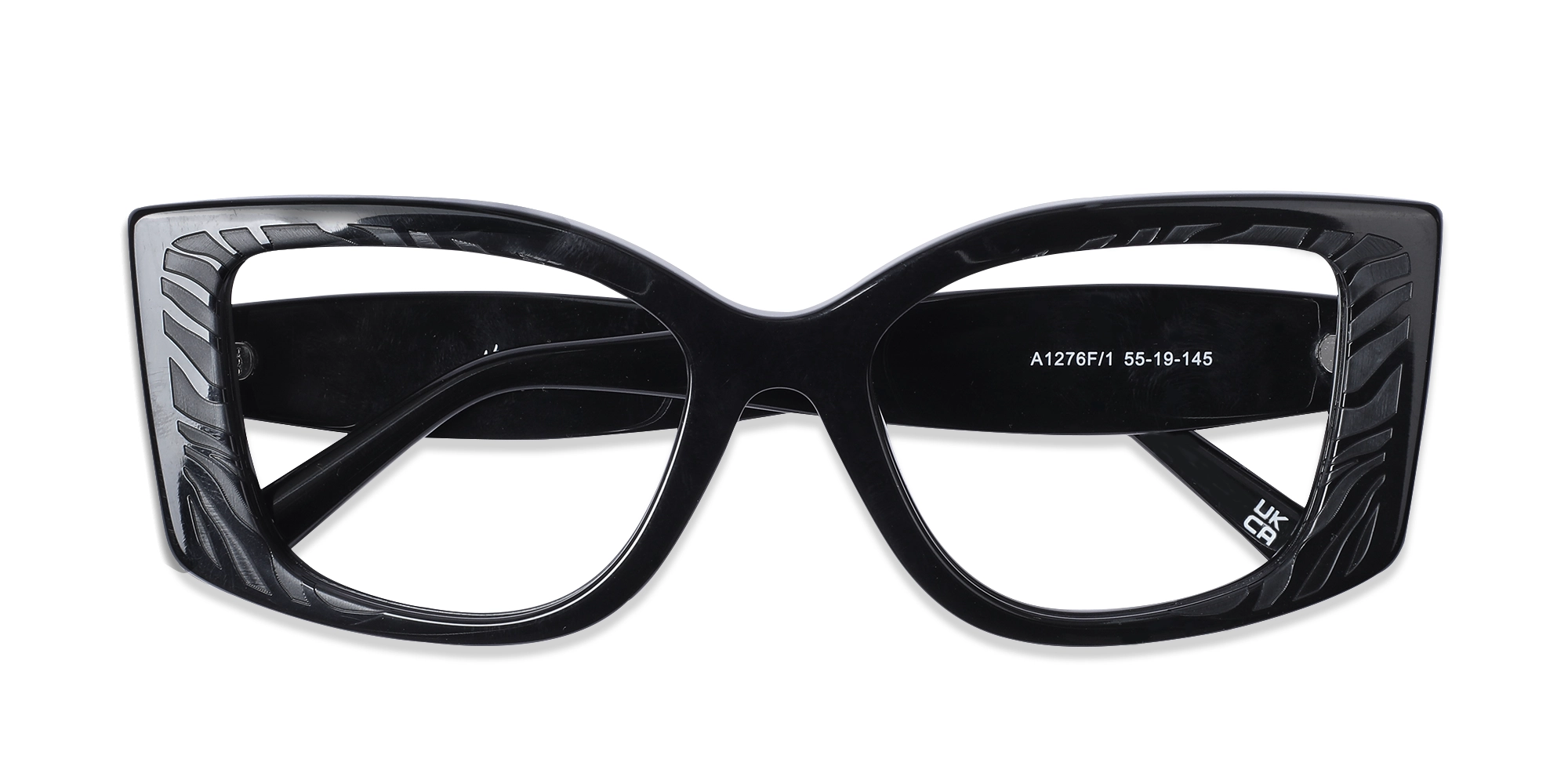 Black Oversized Eyeglasses-1