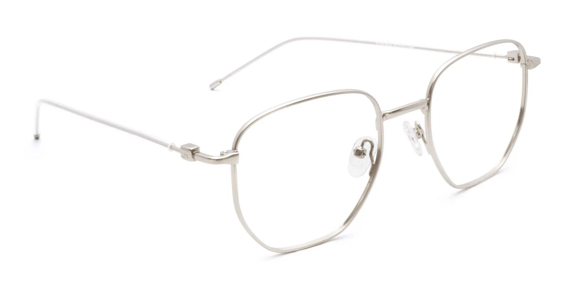 Silver Hexagon Glasses-2