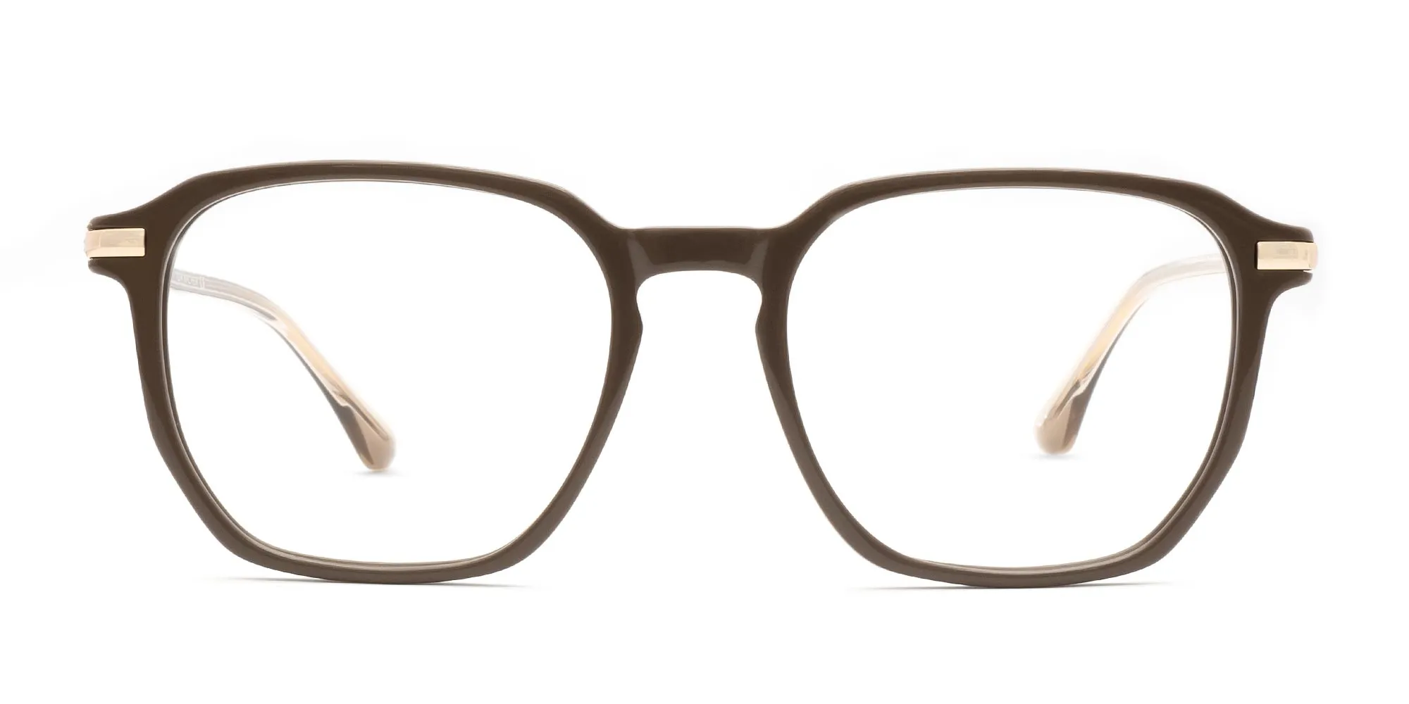 Brown Geometric Glasses-2