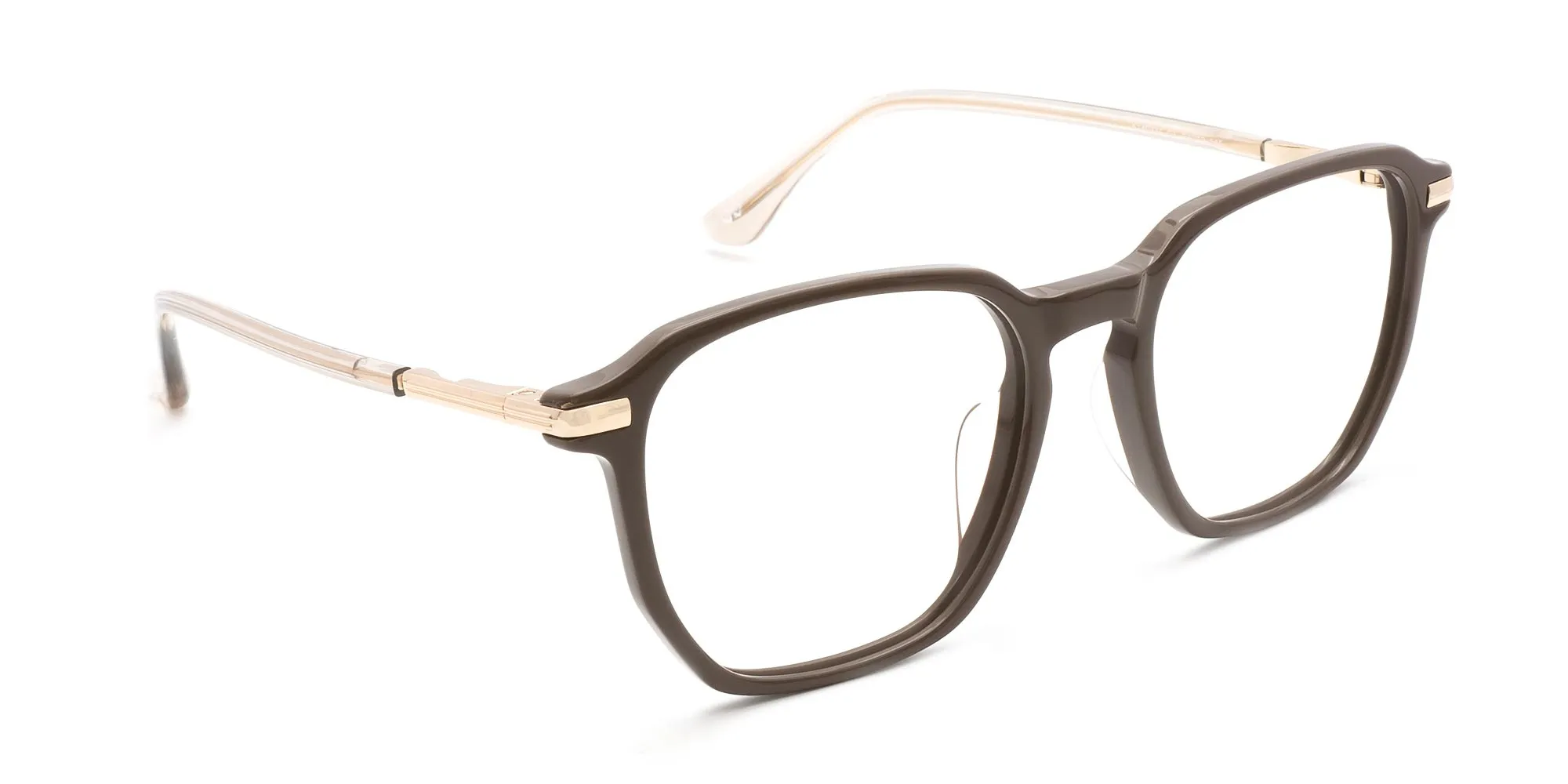 Brown Geometric Glasses-2