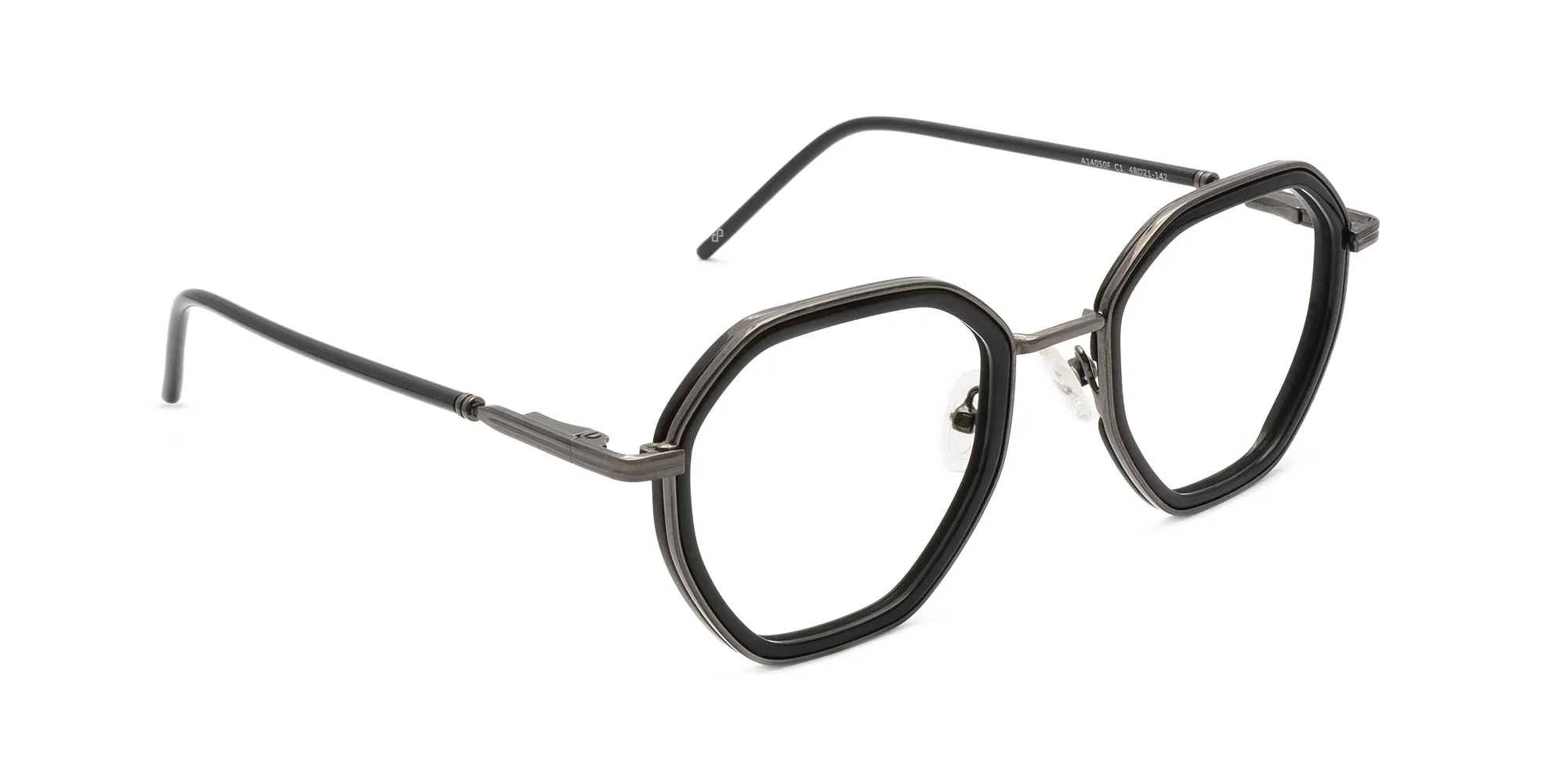 Black clearance hexagon glasses