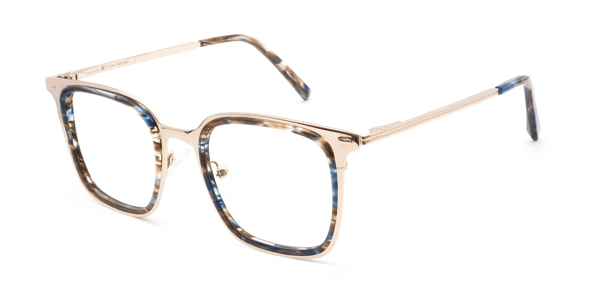 Tortoiseshell Metal Glasses-1