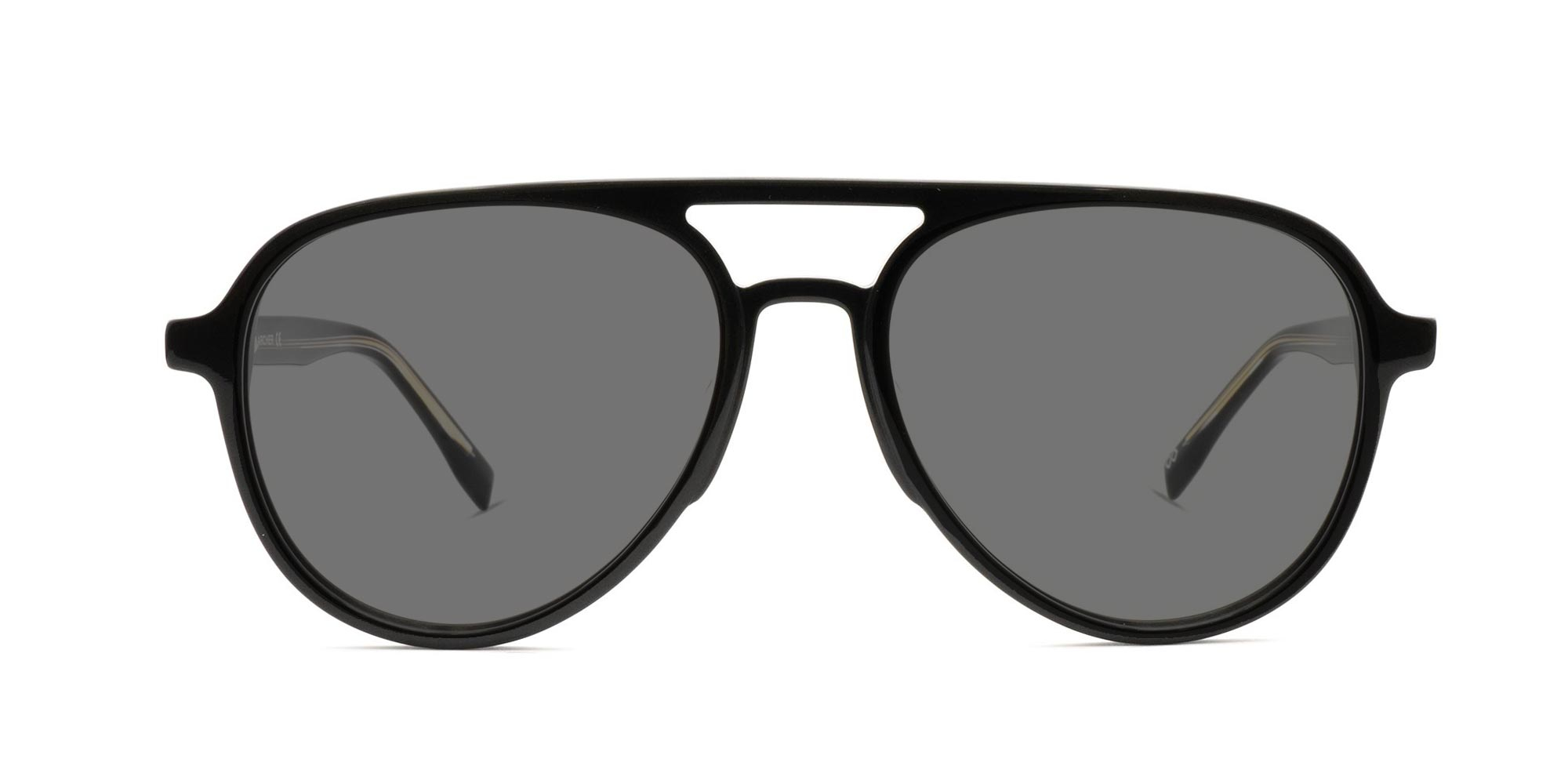 Black Aviator Tinted Sunglasses-1