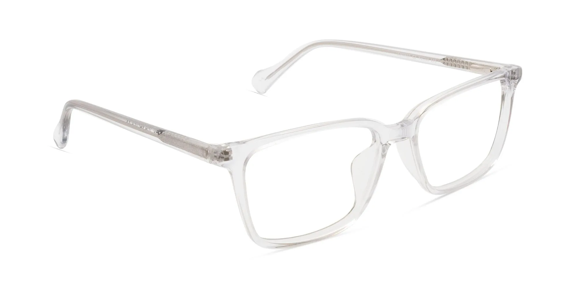 Transparent Spectacles Without Nose Pads-2