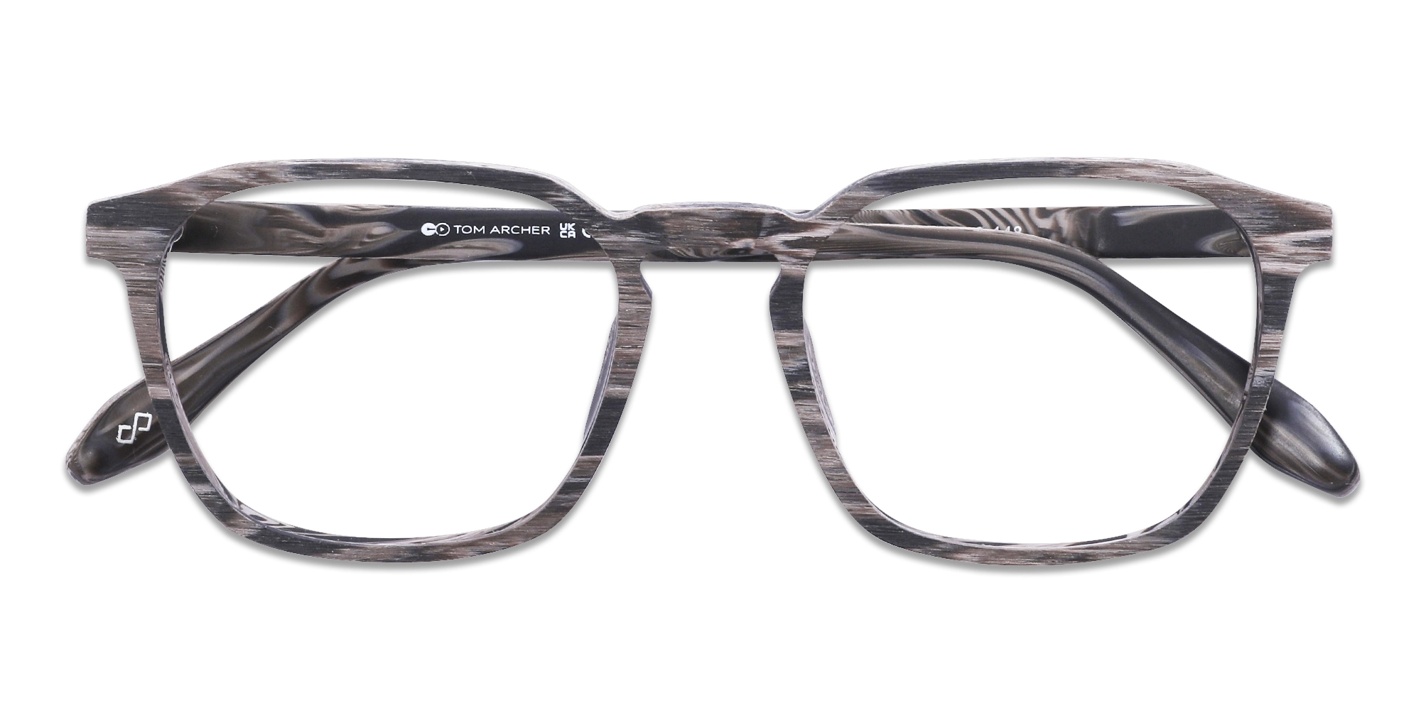 Slate Grey Pine Wooden Frame Glasses 1