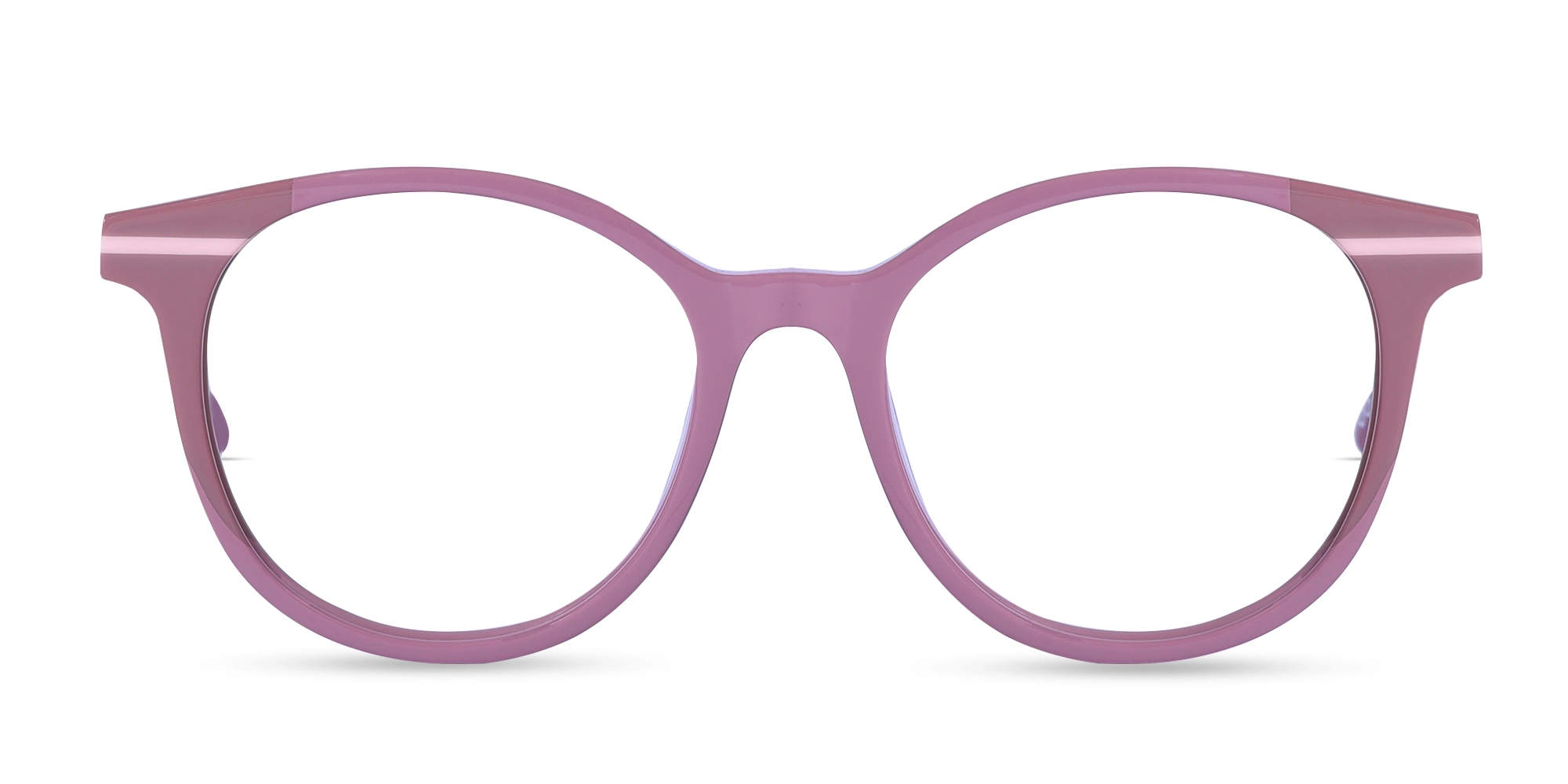 Pink Round Eyeglasses 1