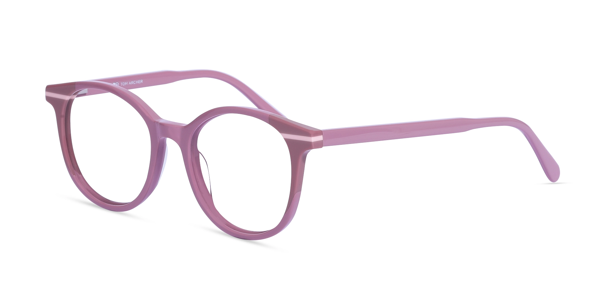 Pink Round Eyeglasses 1