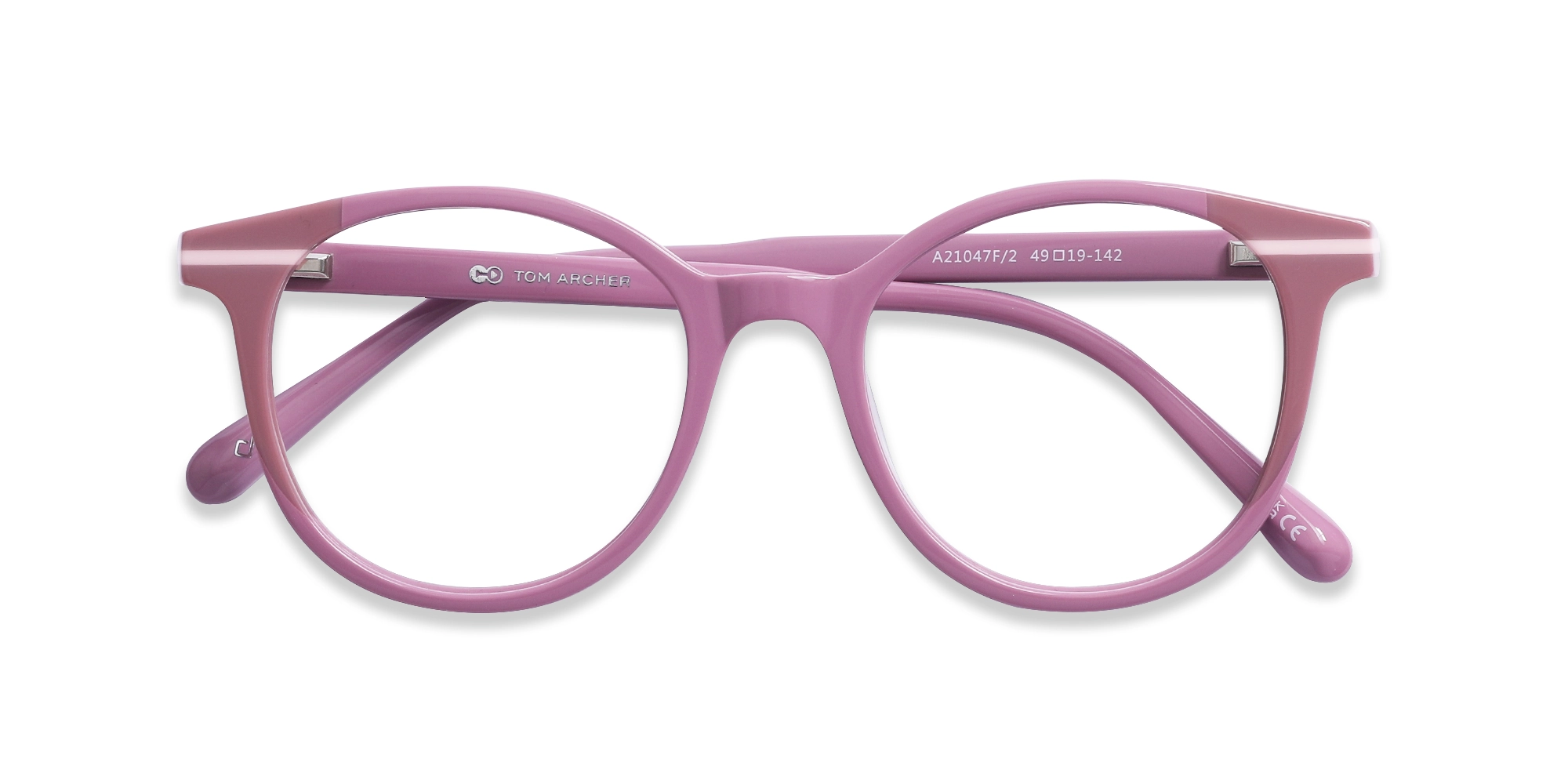 Pink Round Eyeglasses 1