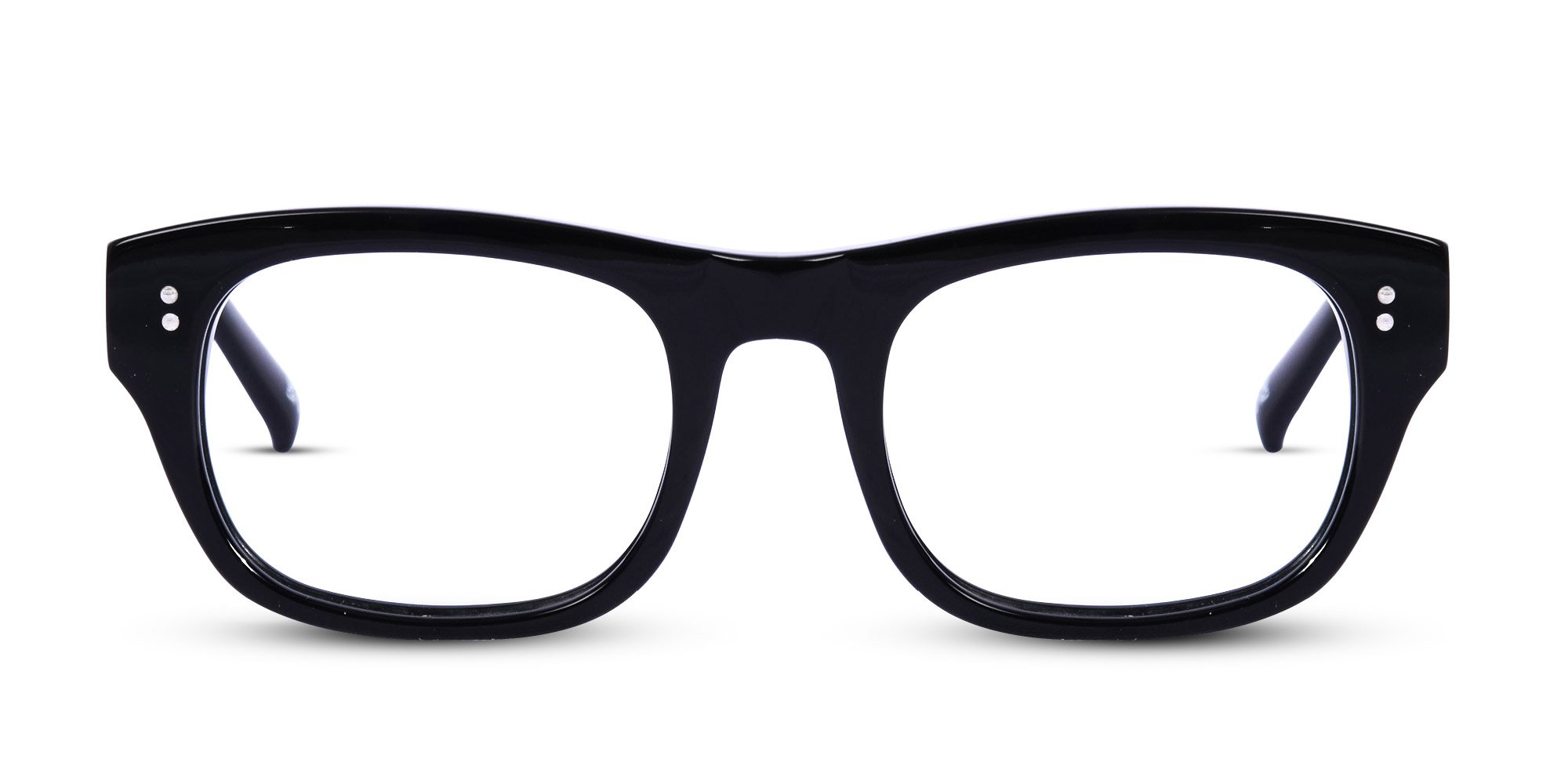 Black Rectangle Eyeglass Frames-1