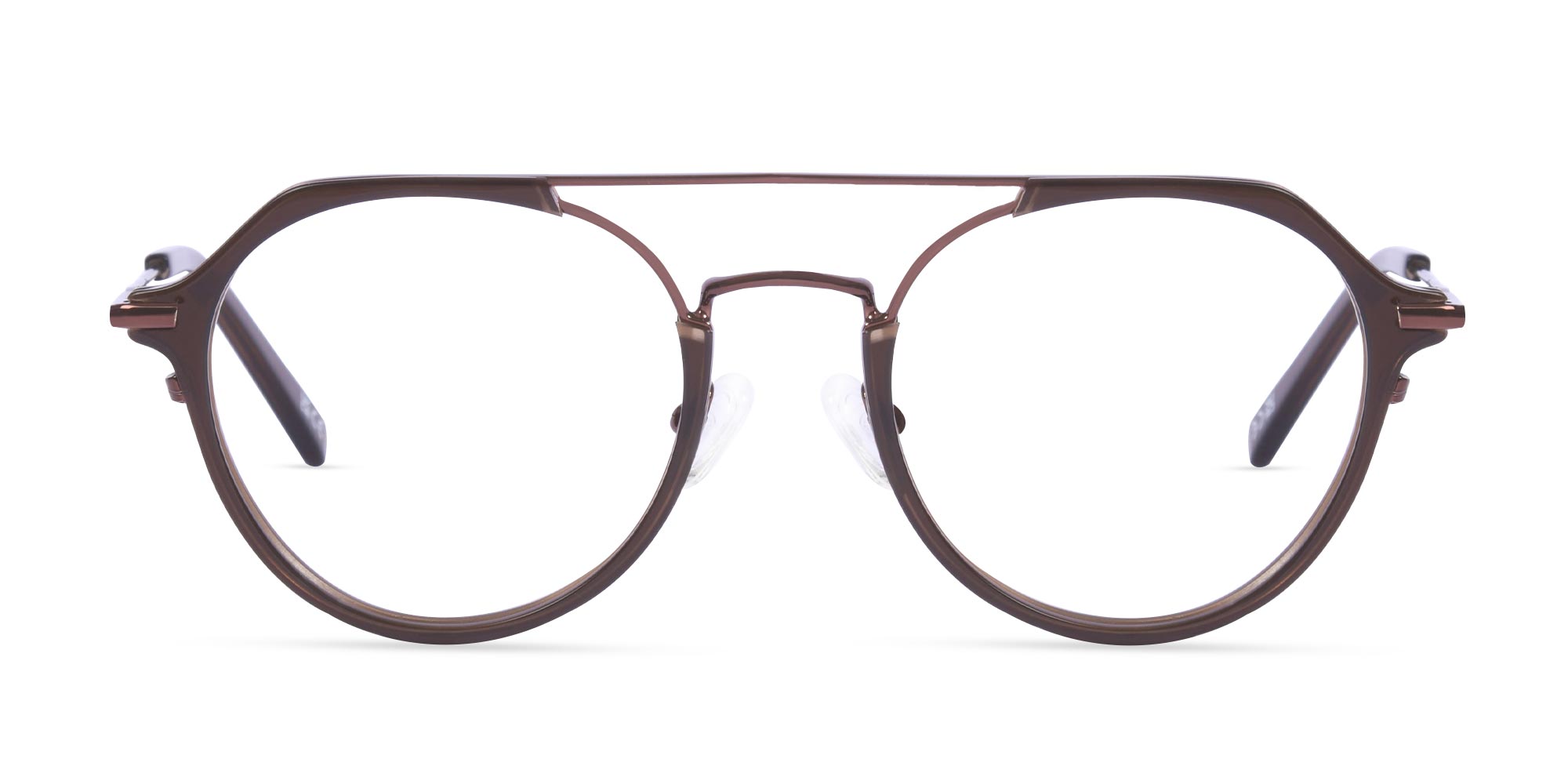 Copper Brown Aviator Glasses-1