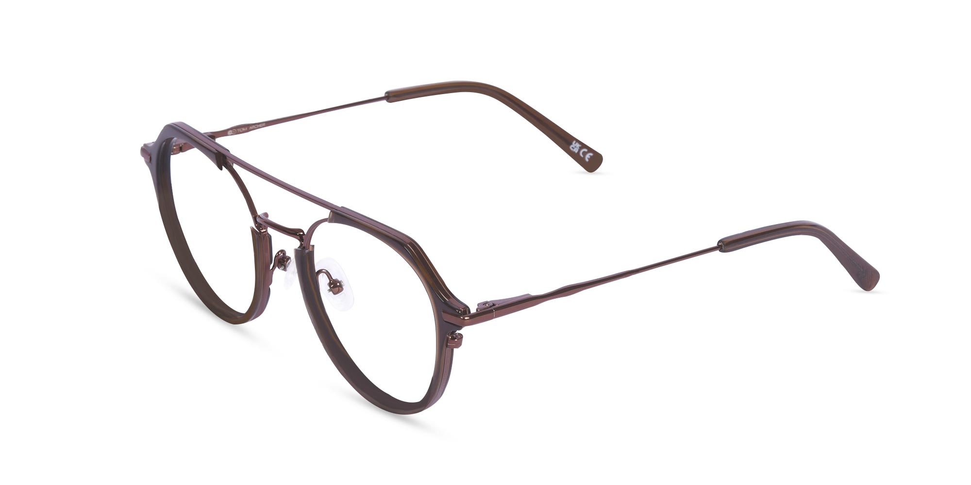 Copper Brown Pilot Glasses-1