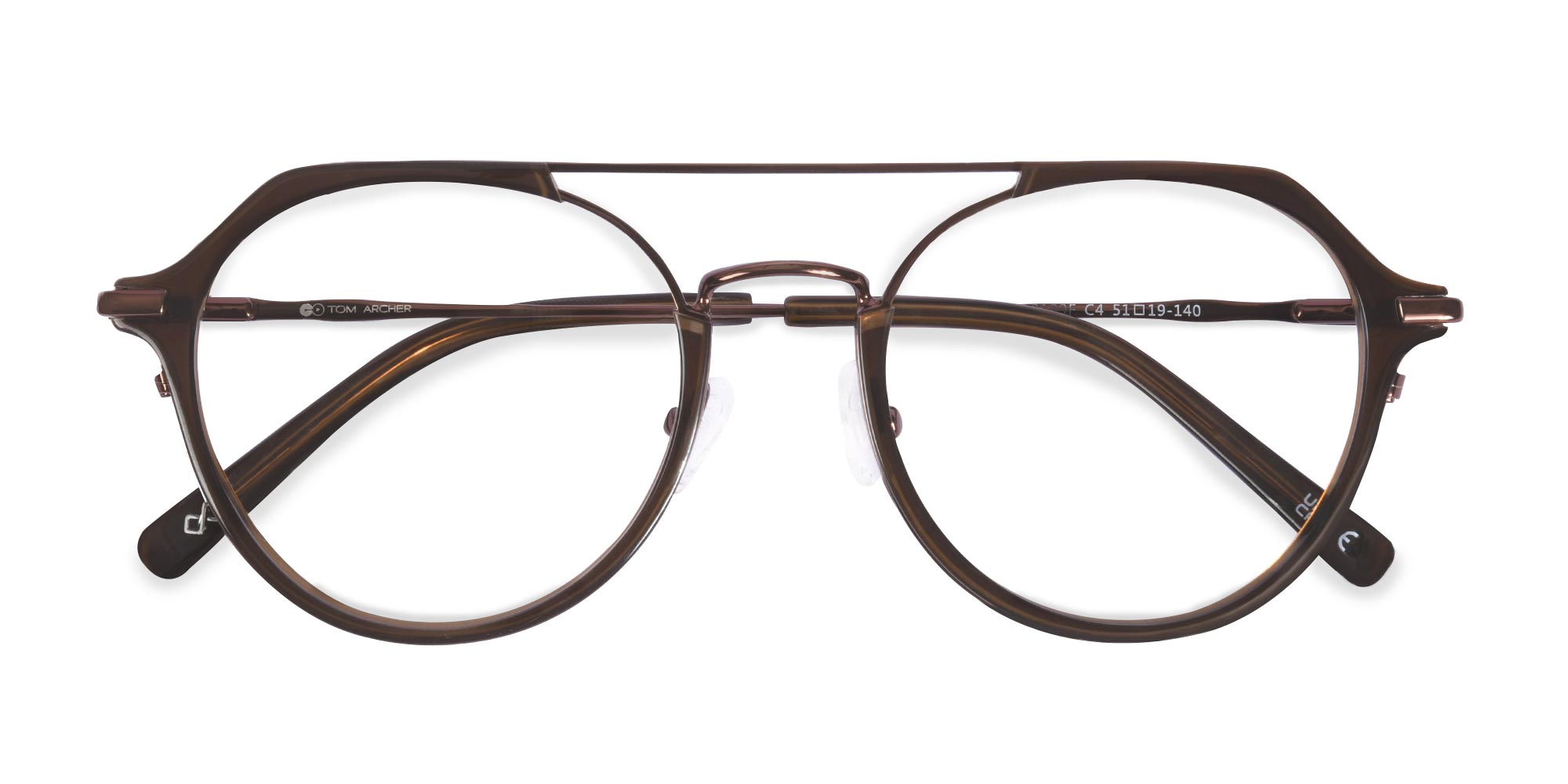 Copper Brown Aviator Glasses-1