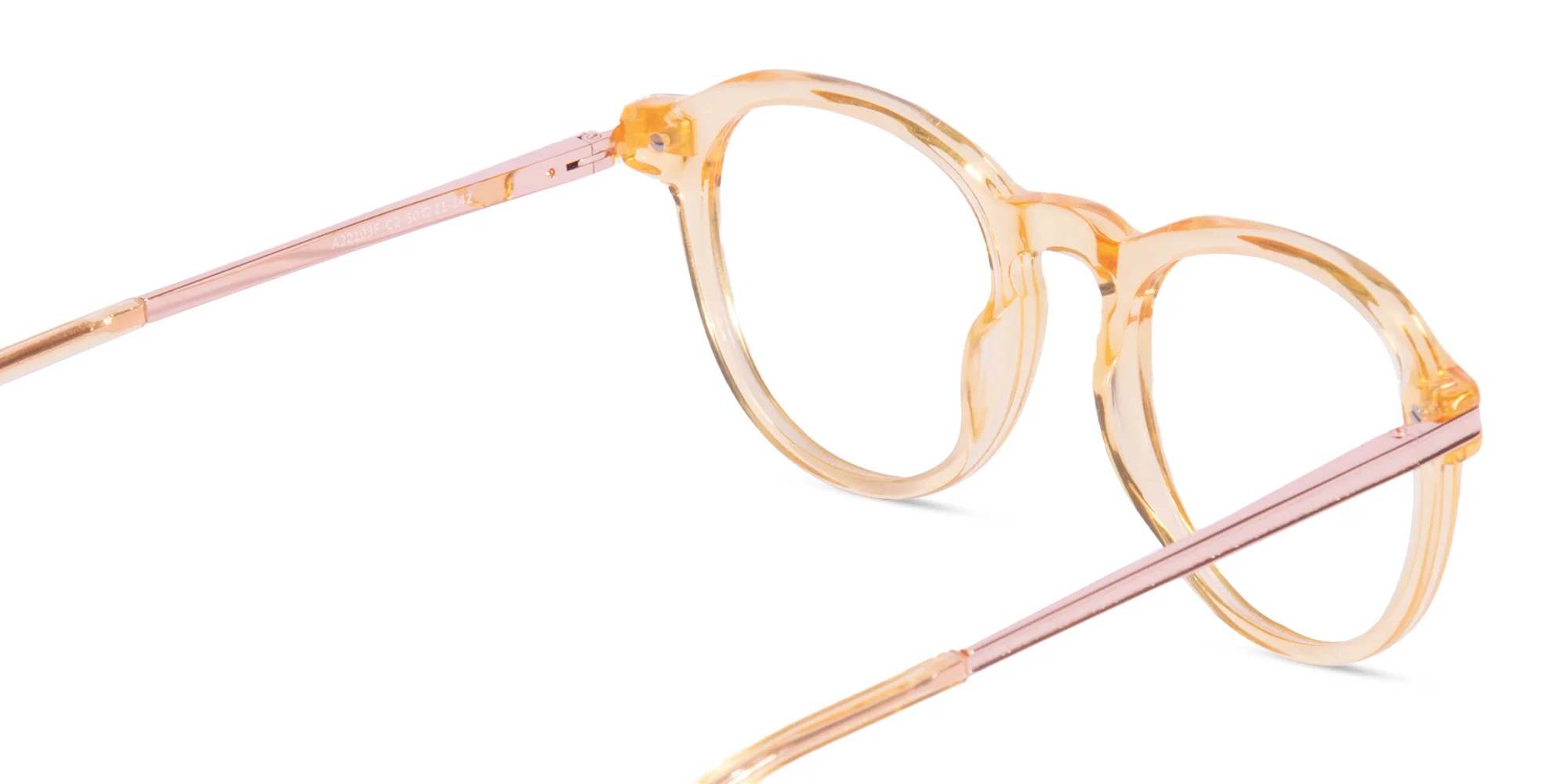 Orange Eyeglass Frames