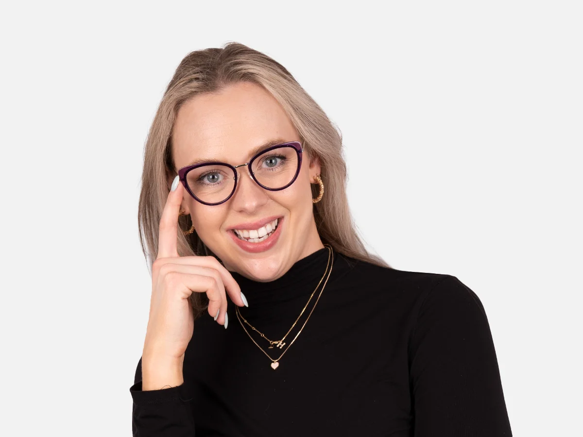 Designer Cat Eye Optical Glasses-1