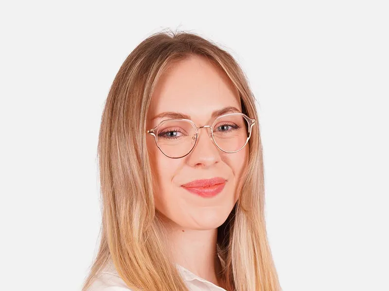Round Gold Glasses-2