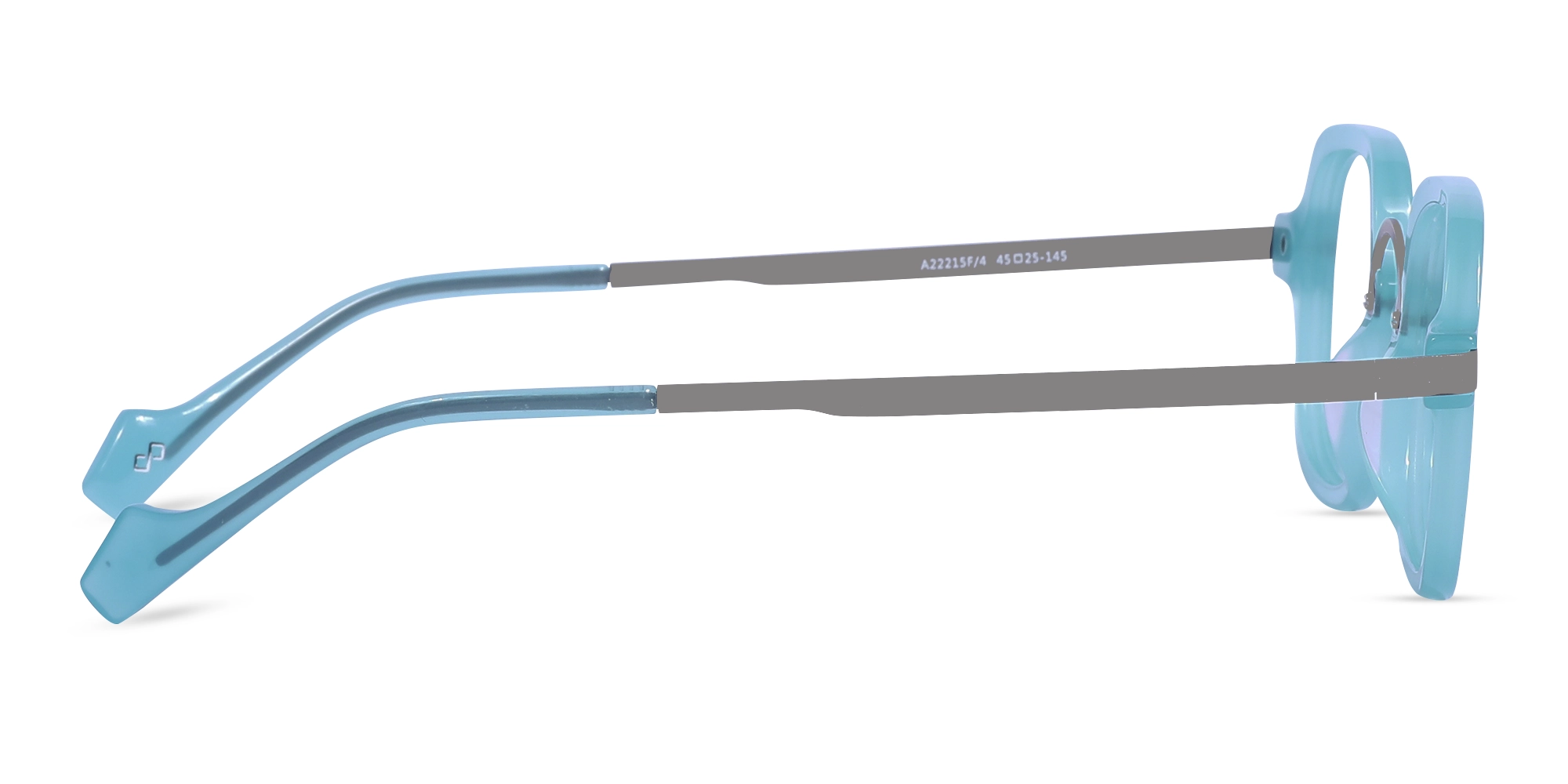 Blue Square Glasses Frame