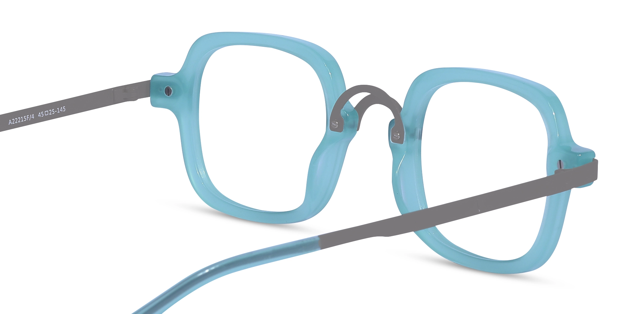 Blue Square Glasses Frame