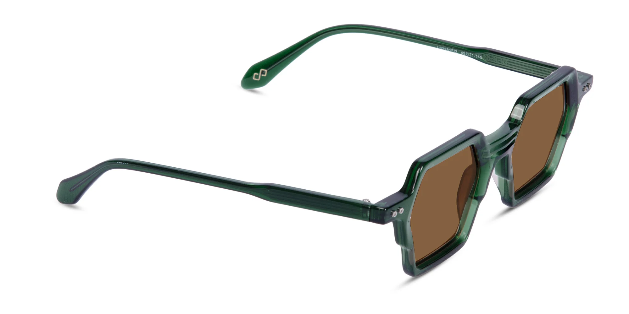 Green Frame Sunglasses-1