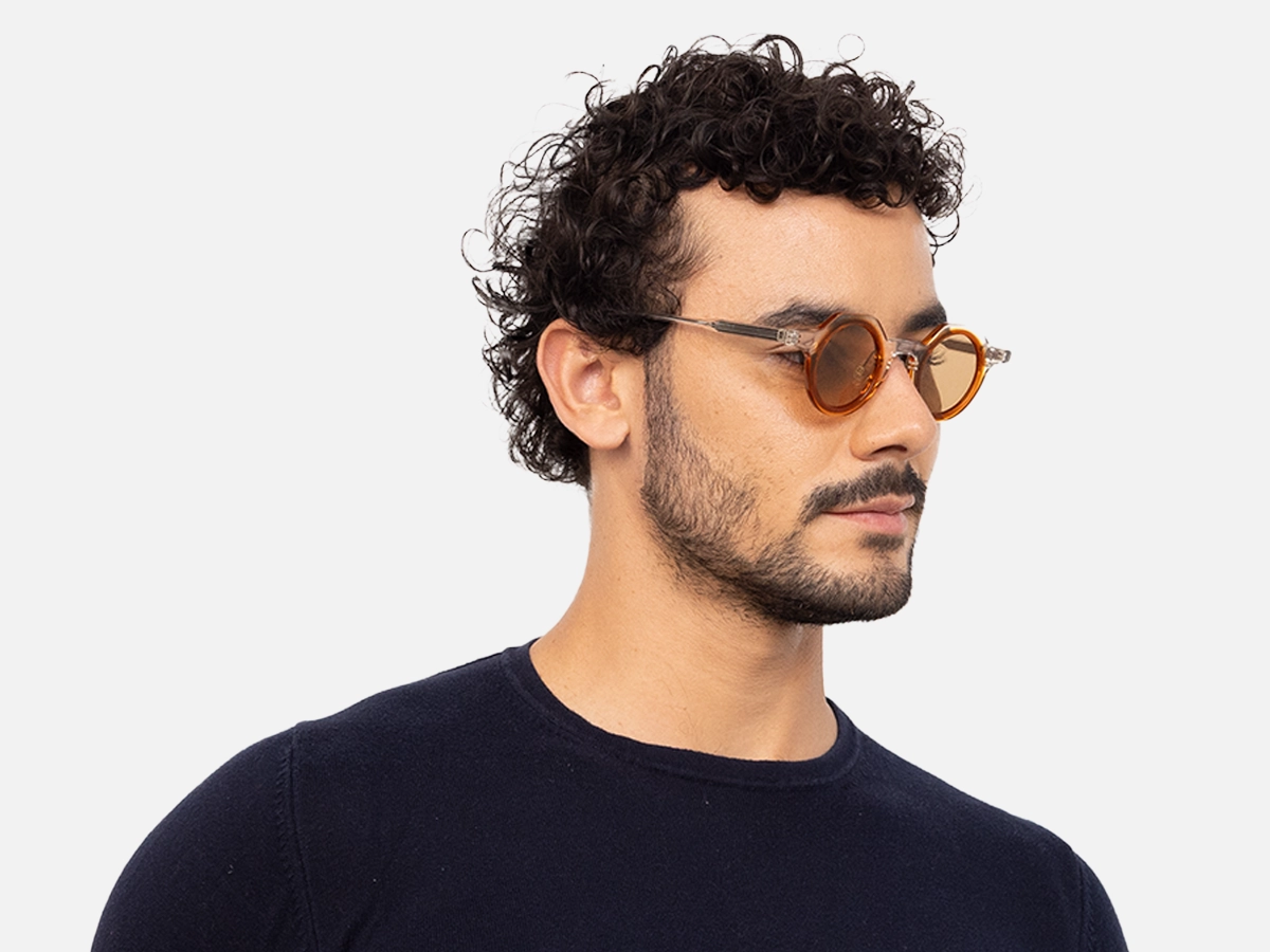 Clear Frame Designer Sunglasses-1