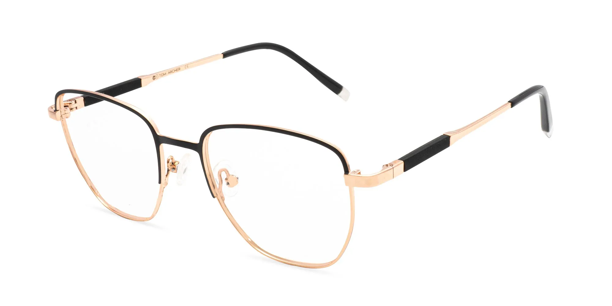 Metal Frame Two Tone Glasses02